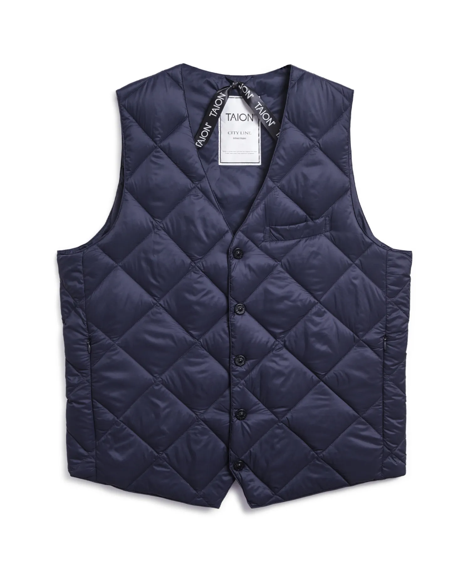 City Single Snap Button Down Gilet - Image 12