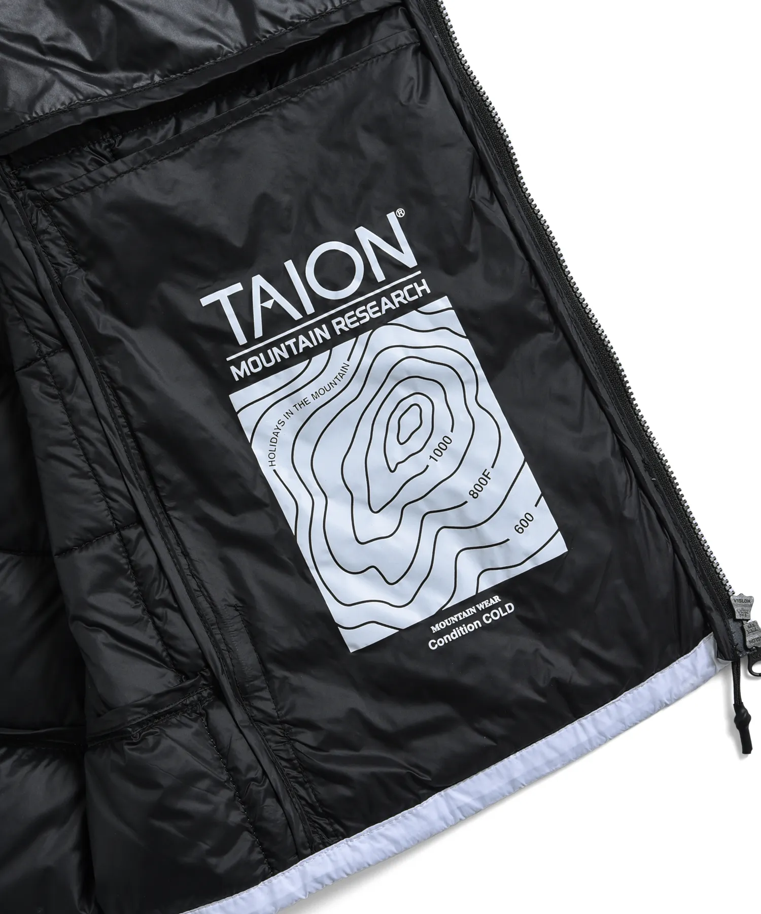 Mountain Research x TAION Basic W-Zip Down Vest <MR-TA-002Z-WHL> - Image 4