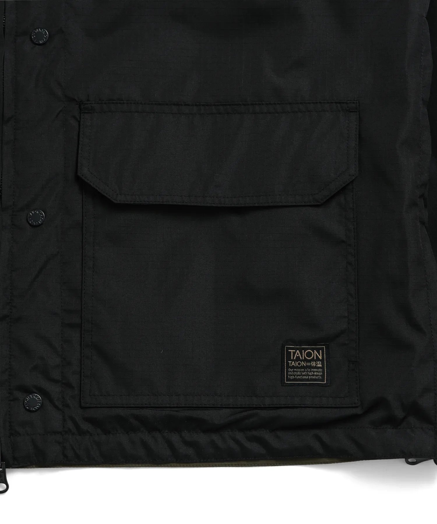 Unisex Non Down Military Reversible M65 Liner W-Zip Jacket - Image 14