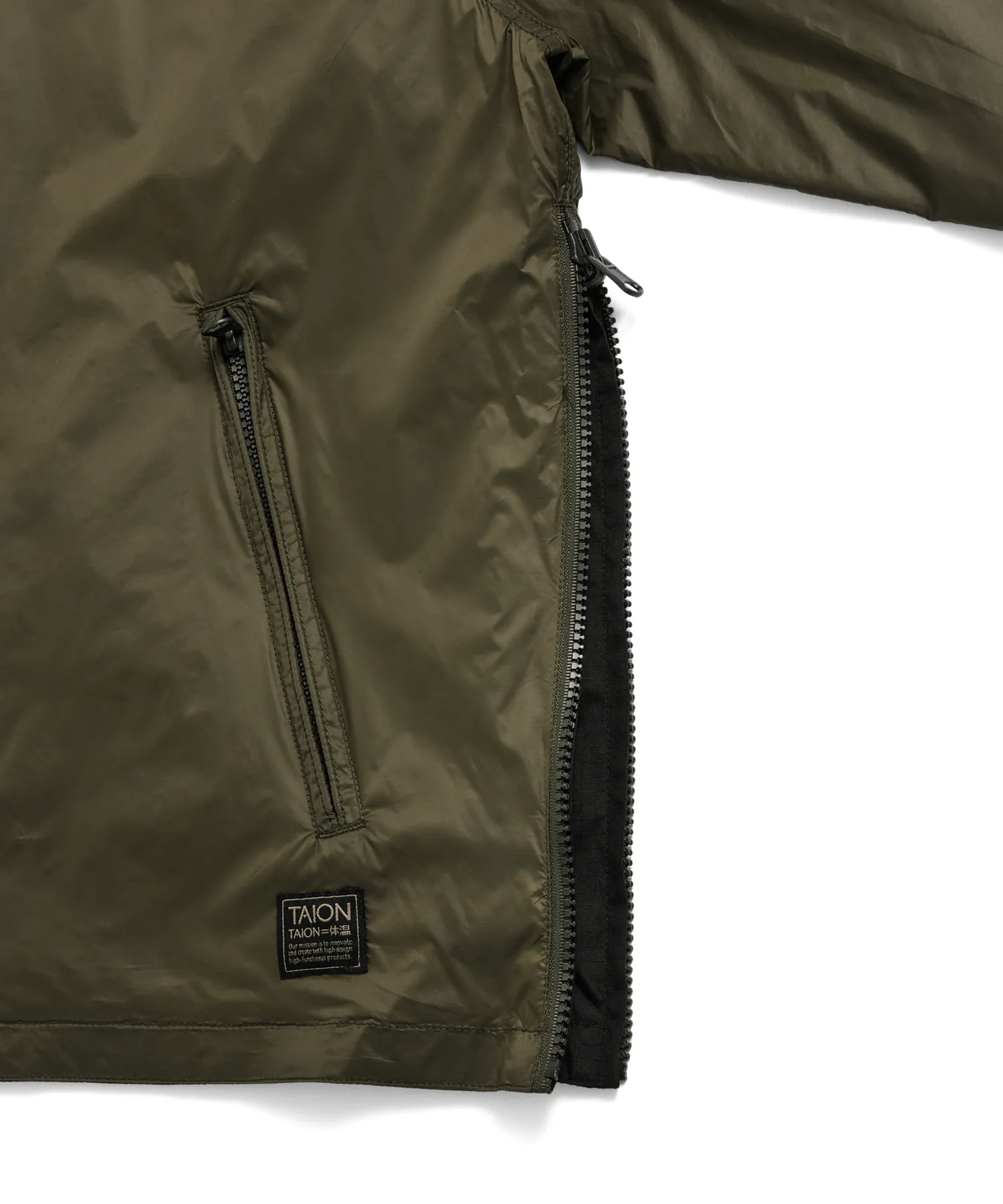 Unisex Non Down Military Reversible M65 Liner W-Zip Jacket - Image 16