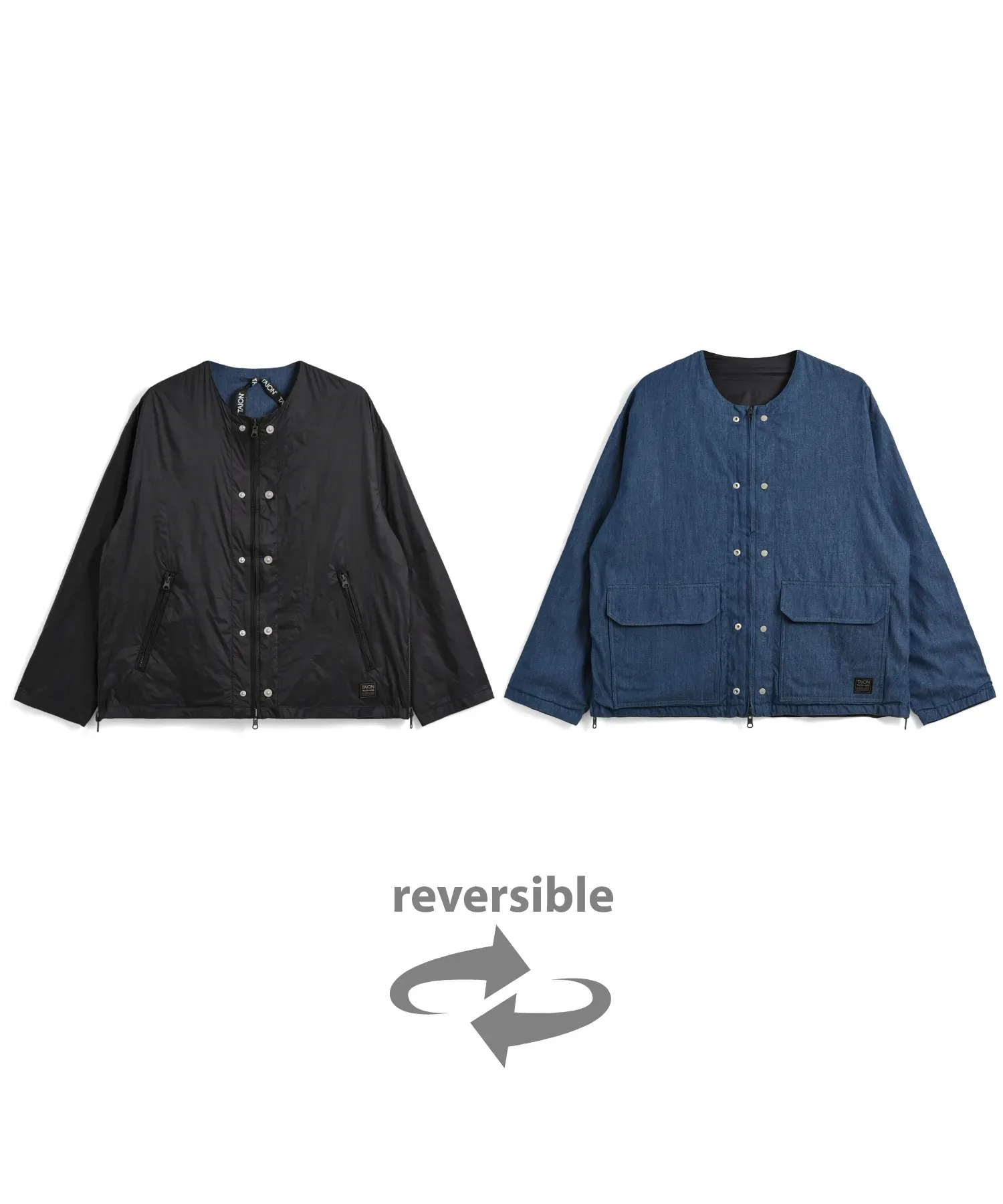 Unisex Non Down Military Reversible M65 Liner W-Zip Jacket - Image 22