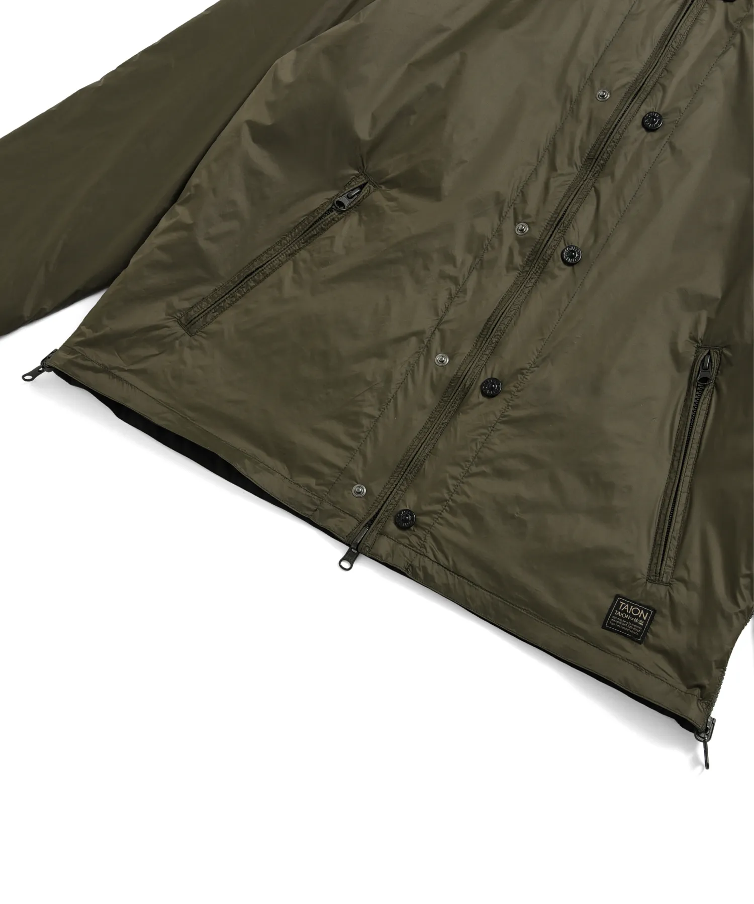Unisex Non Down Military Reversible M65 Liner W-Zip Jacket - Image 8