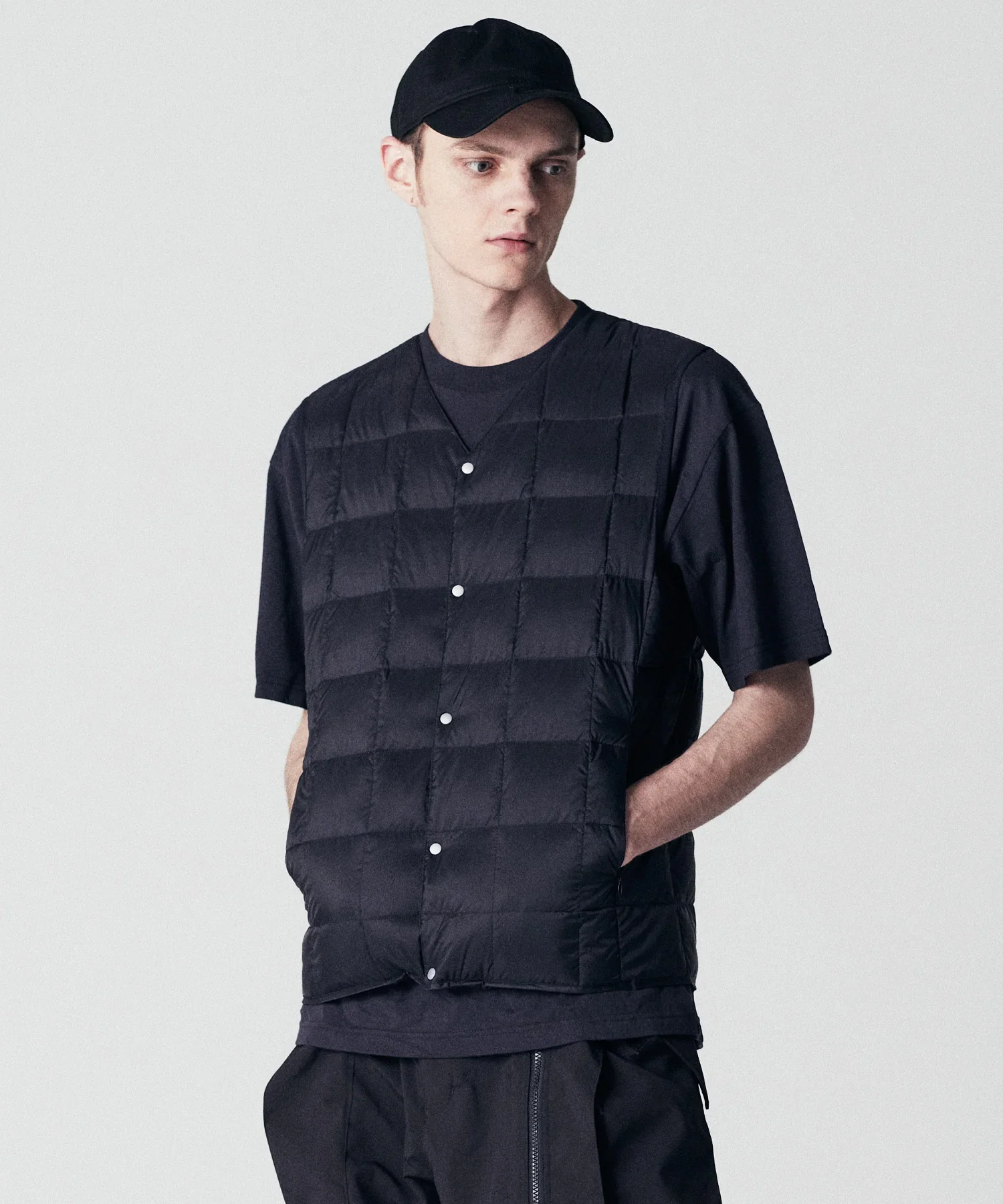 Unisex Basic V-Neck Button Down Vest - Image 13