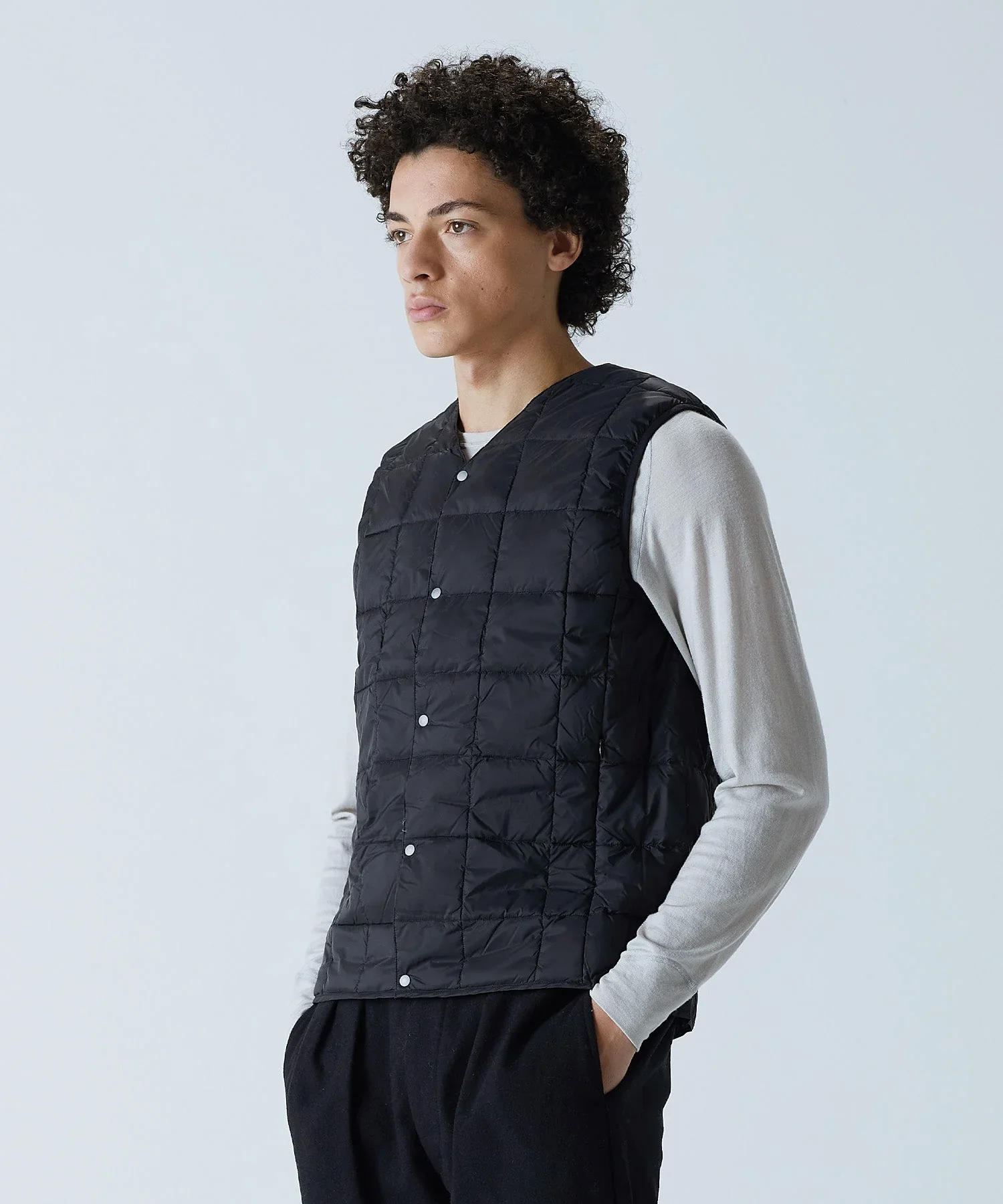 Unisex Basic V-Neck Button Down Vest - Image 15