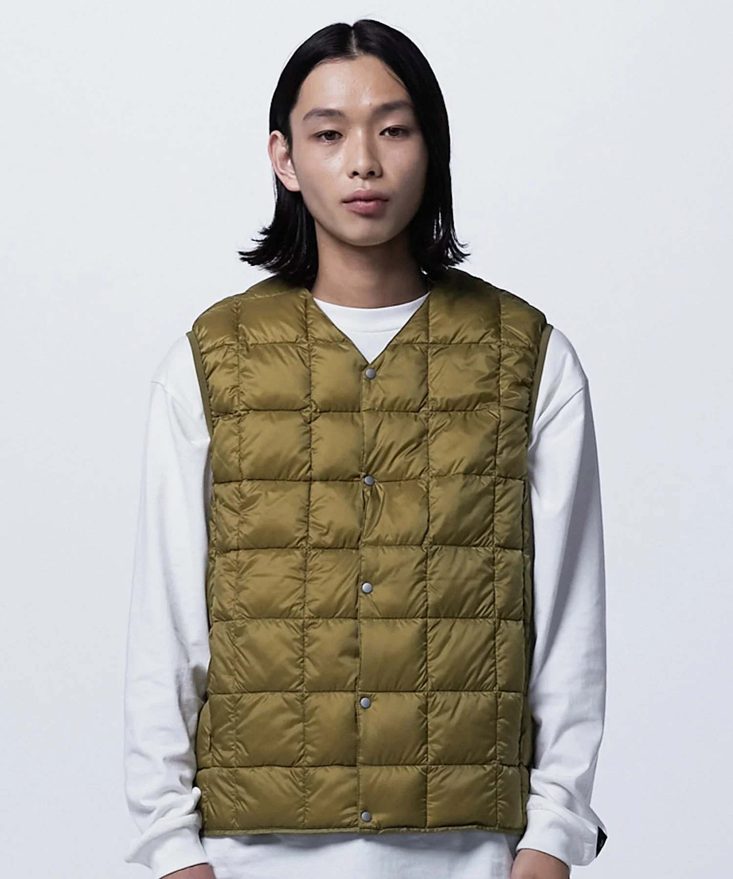 Unisex Basic V-Neck Button Down Vest - Image 20