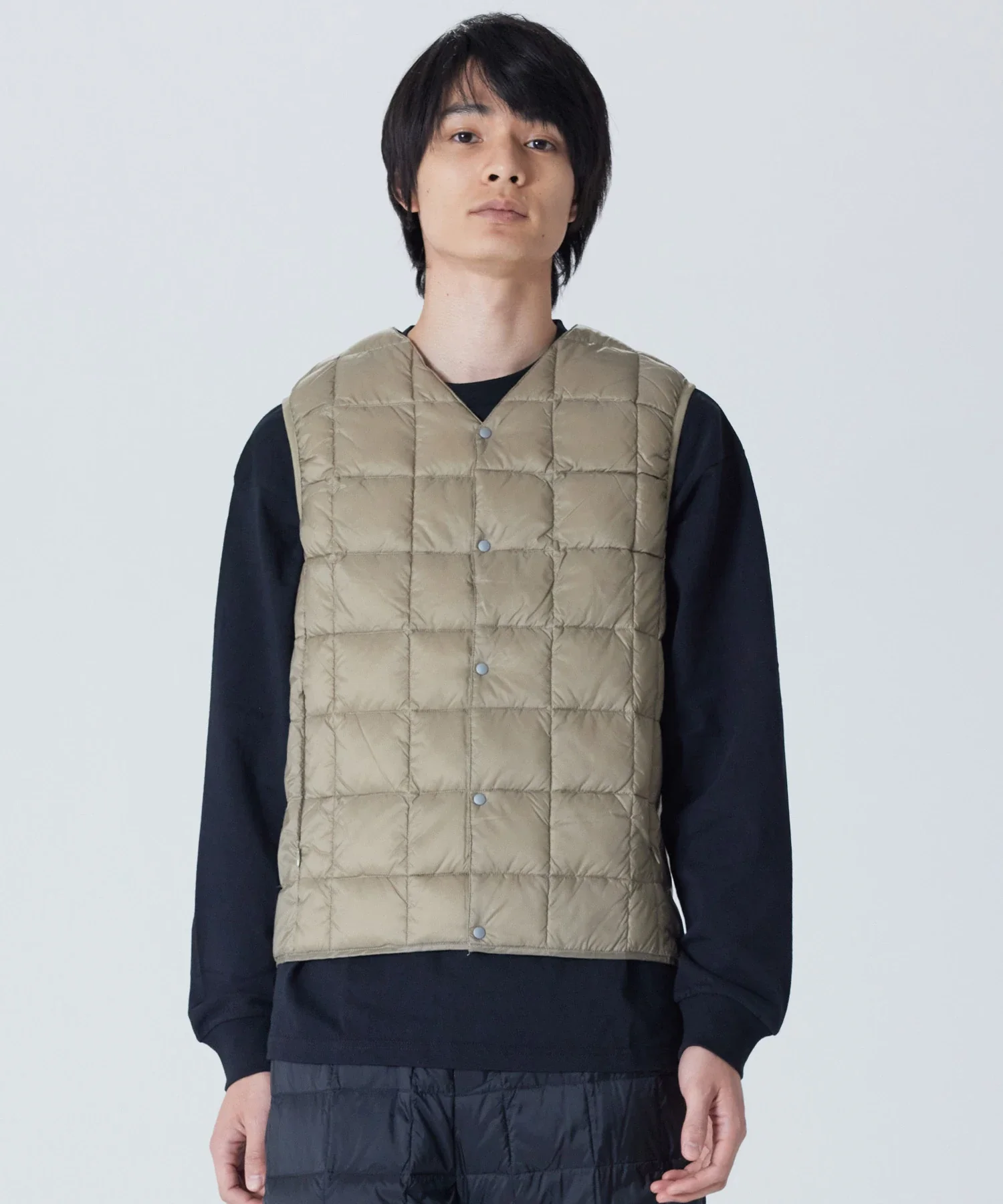 Unisex Basic V-Neck Button Down Vest - Image 22