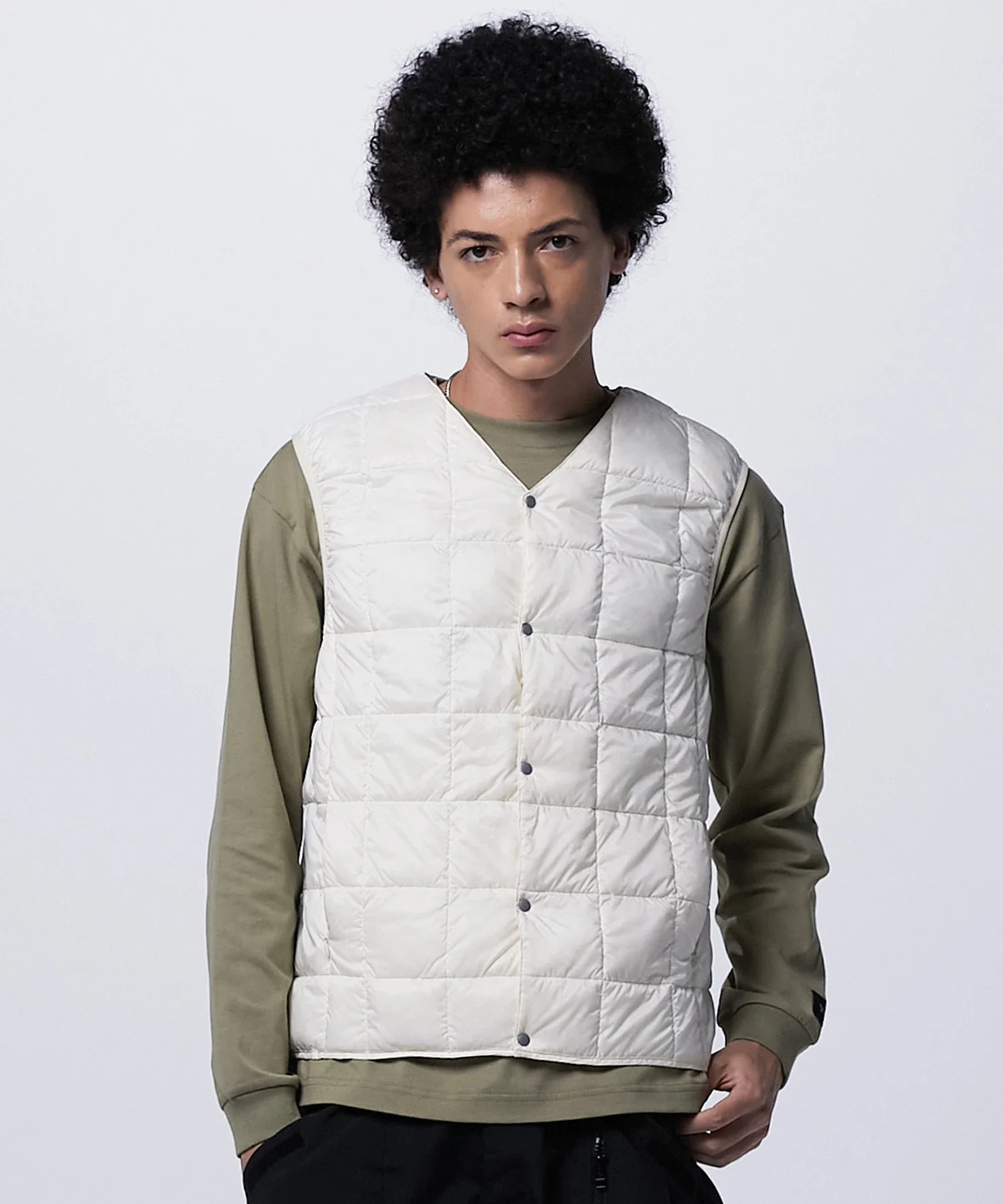 Unisex Basic V-Neck Button Down Vest - Image 23