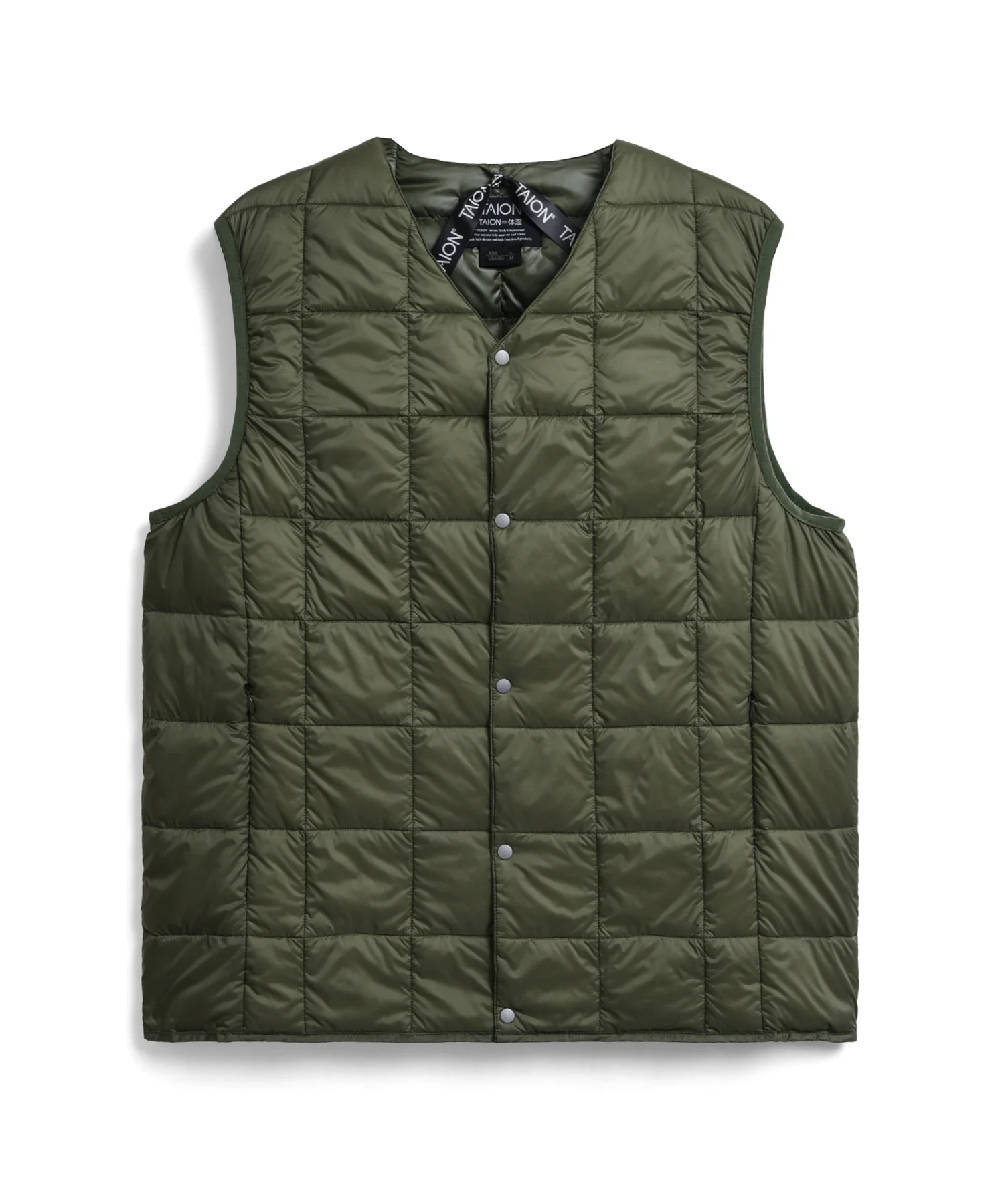 Unisex Basic V-Neck Button Down Vest - Image 26
