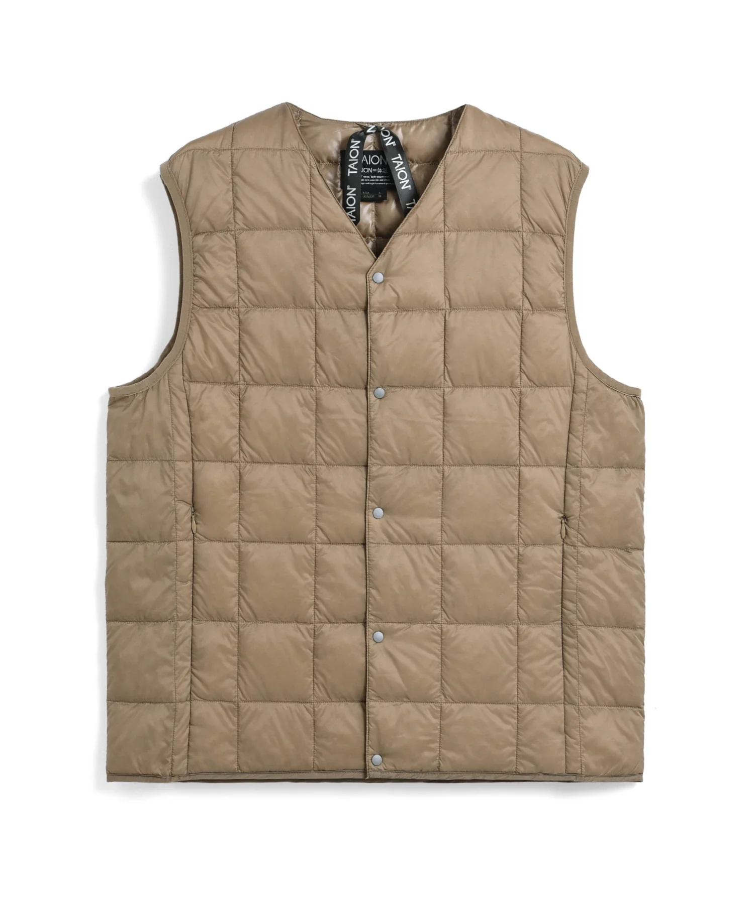 Unisex Basic V-Neck Button Down Vest - Image 29