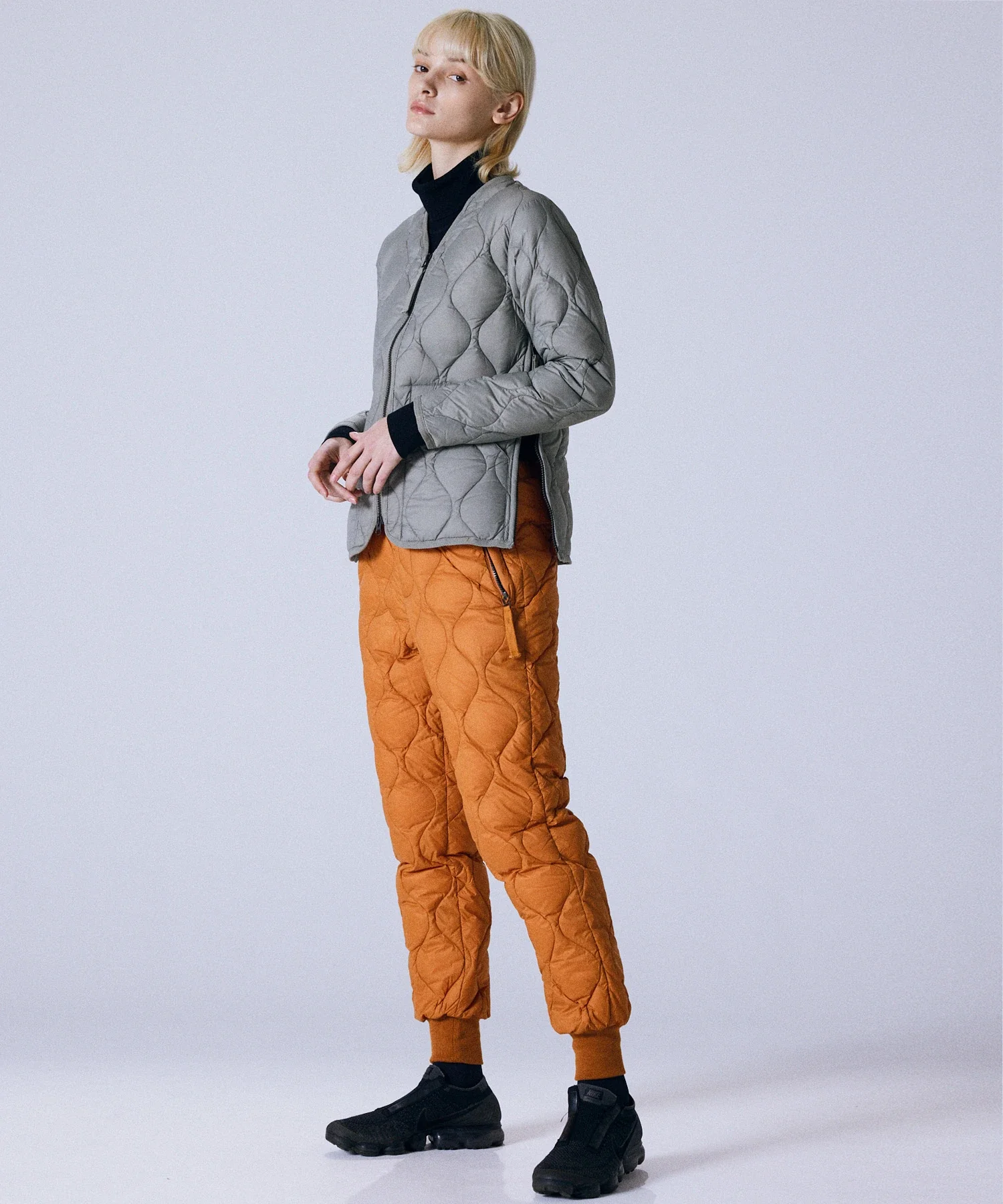 Unisex Military W-Zip V-Neck Down Jacket (Soft Shell) - Image 19