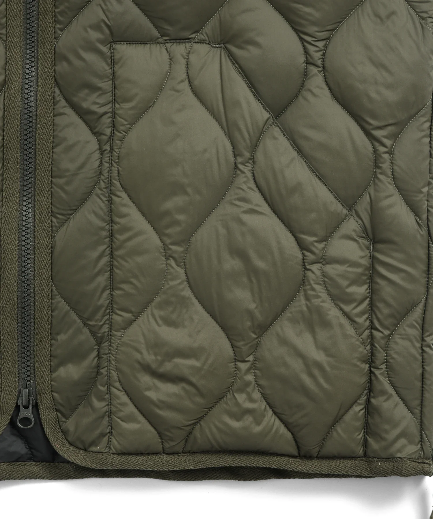 Unisex Military W-Zip V-Neck Down Jacket (Soft Shell) - Image 5