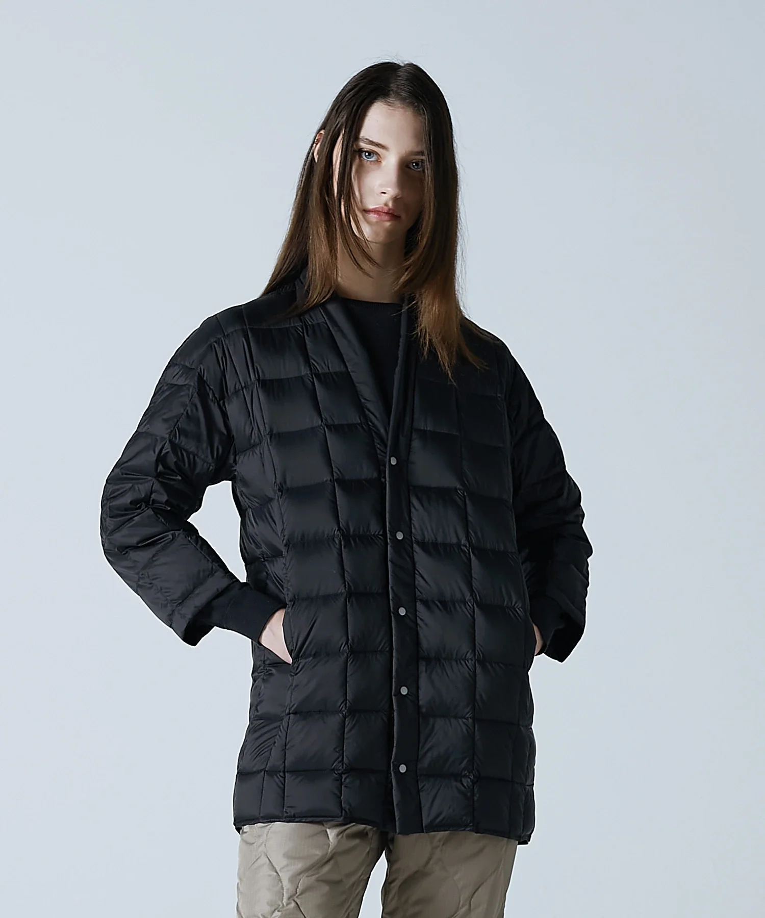 Unisex Basic Hanten Down Cardigan - Image 2