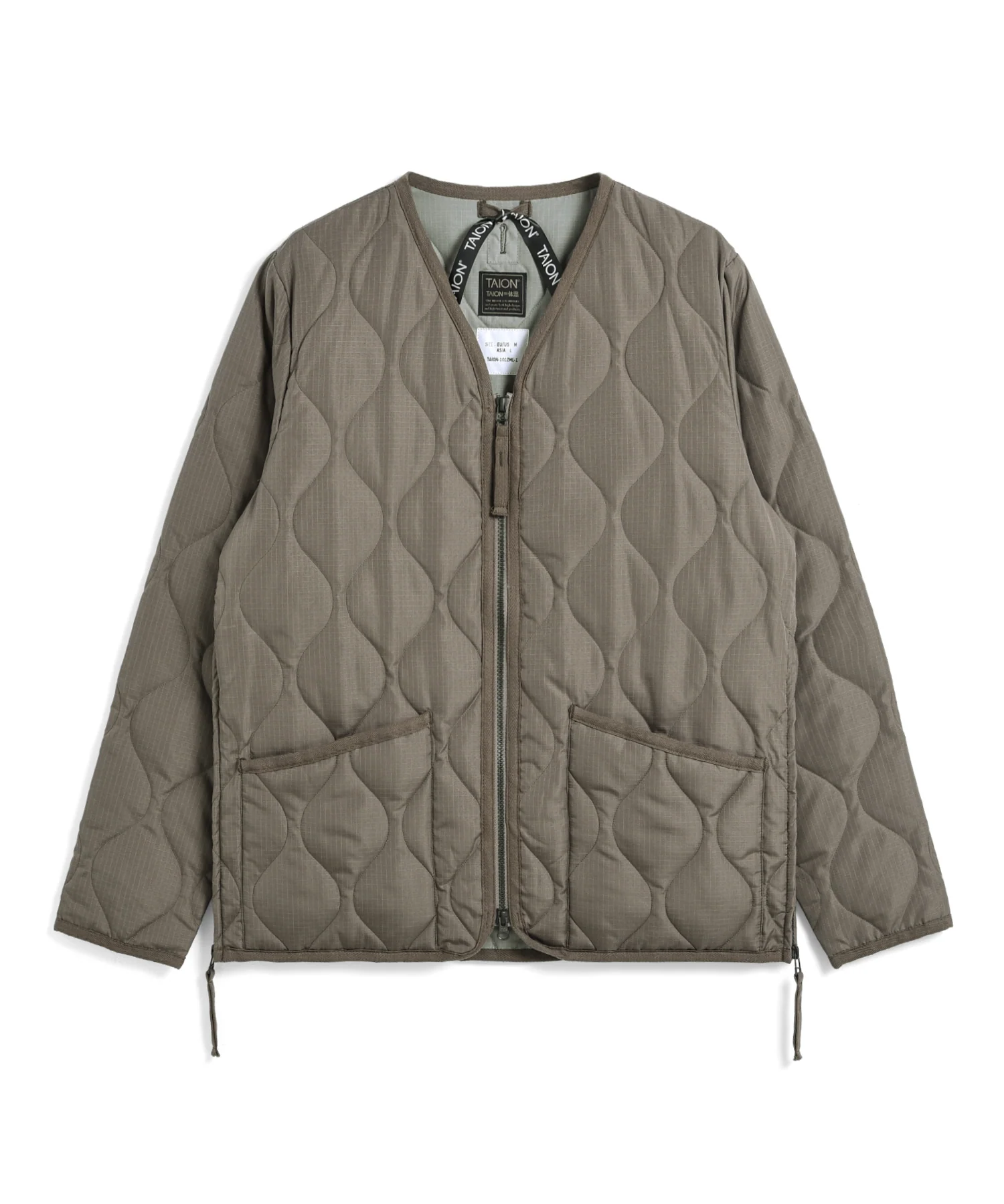 Unisex Military W-Zip V-Neck Down Jacket (Hard Shell) - Image 20