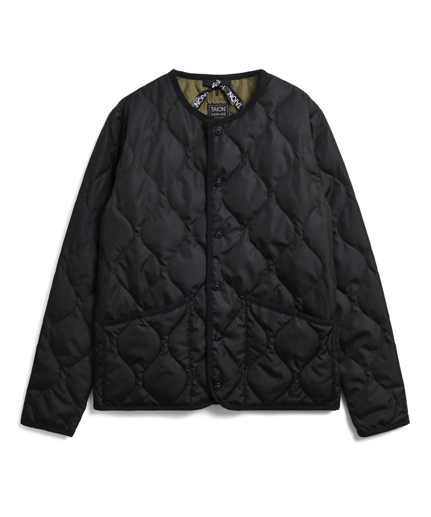 Unisex Military Crew Neck Down Jacket (Hard Shell) - Image 25