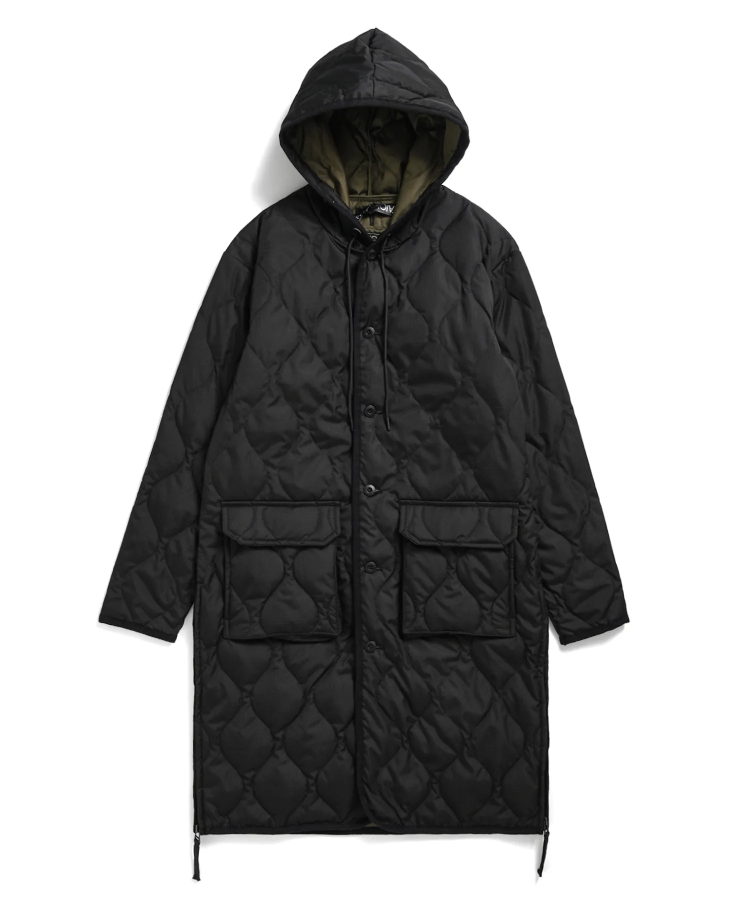 Unisex Military Hood Long Down Coat (Hard Shell) - Image 19