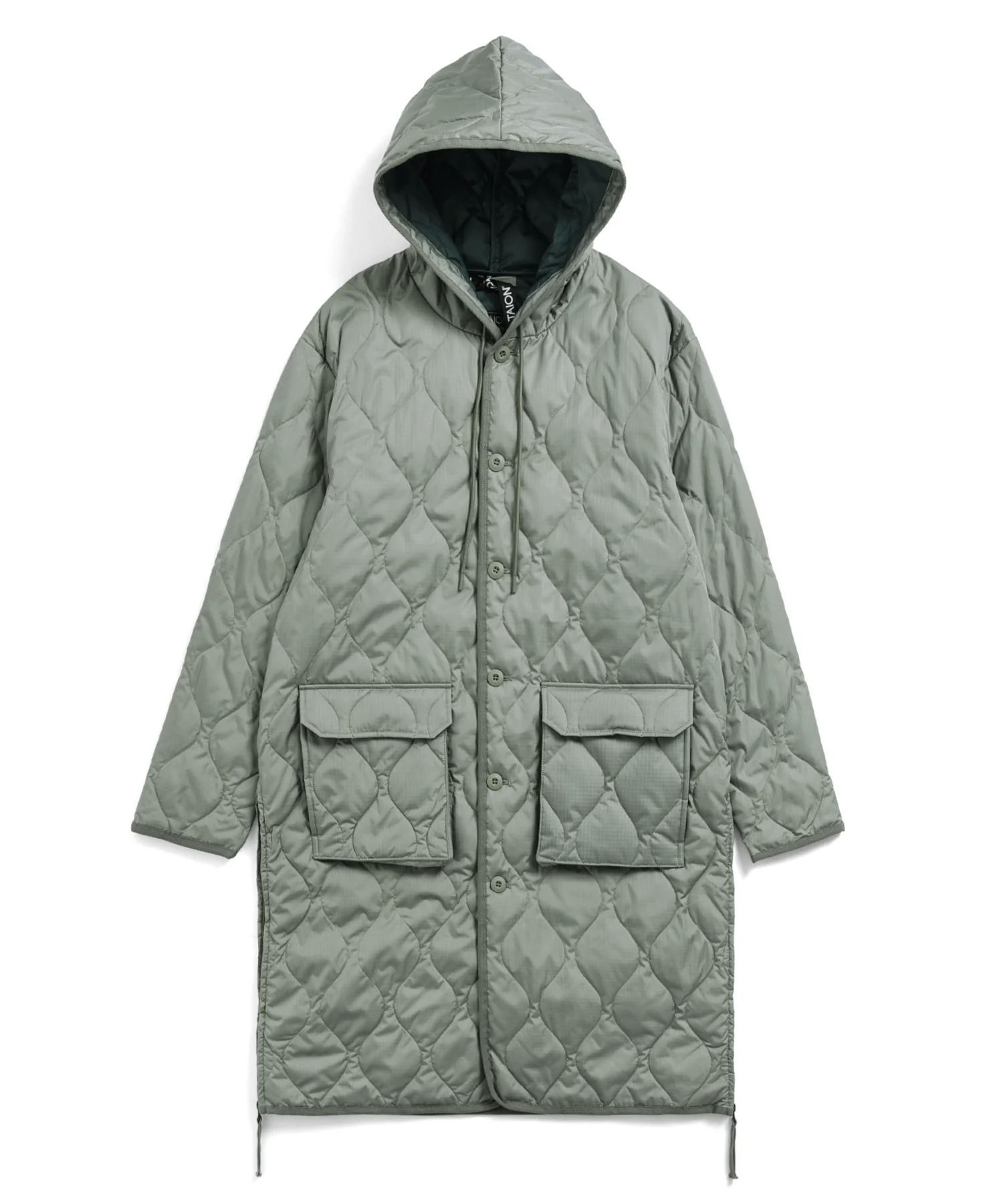 Unisex Military Hood Long Down Coat (Hard Shell) - Image 21