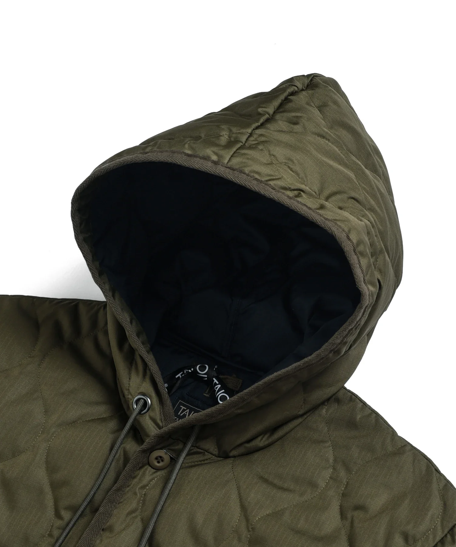 Unisex Military Hood Long Down Coat (Hard Shell) - Image 3
