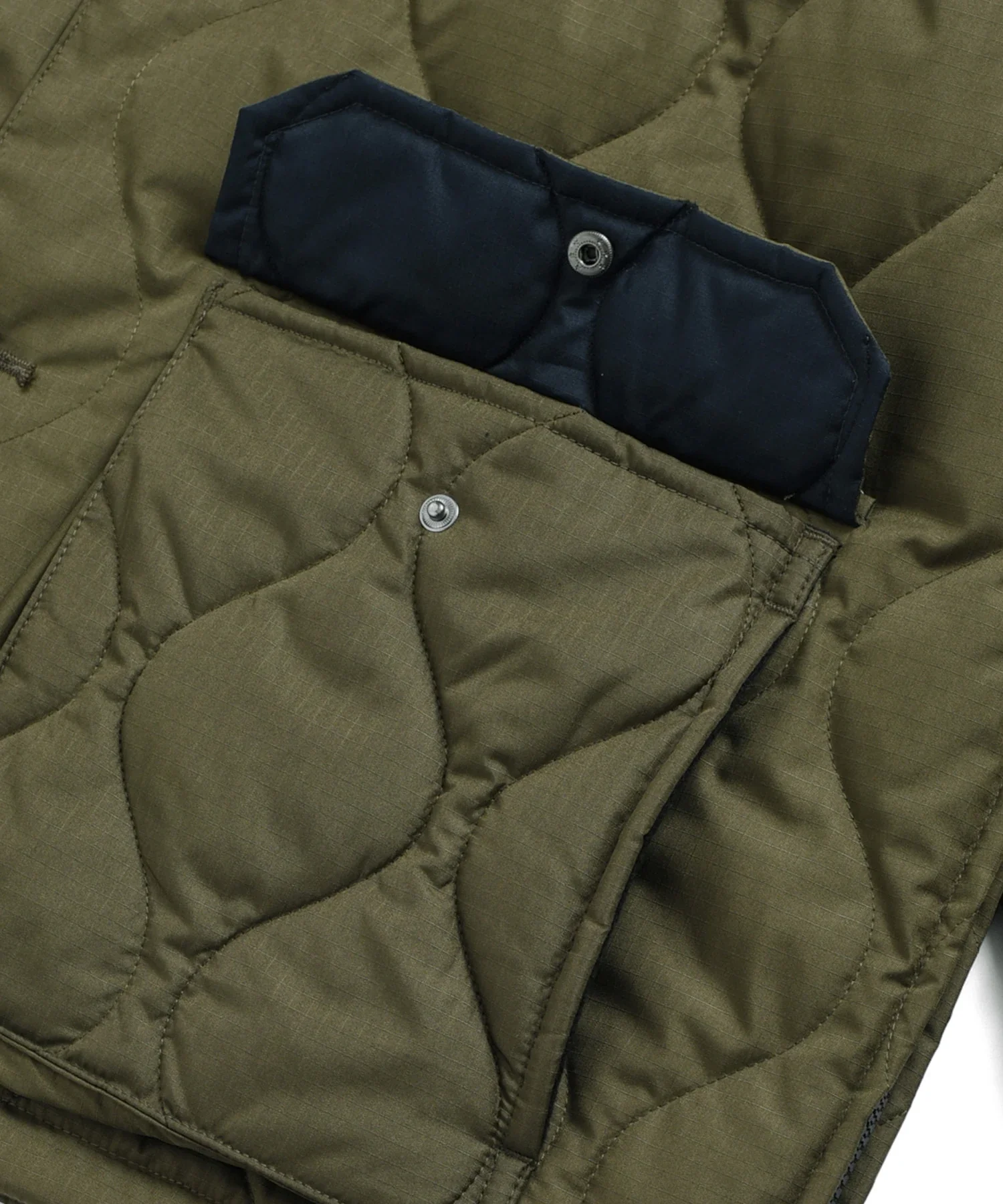 Unisex Military Hood Long Down Coat (Hard Shell) - Image 9