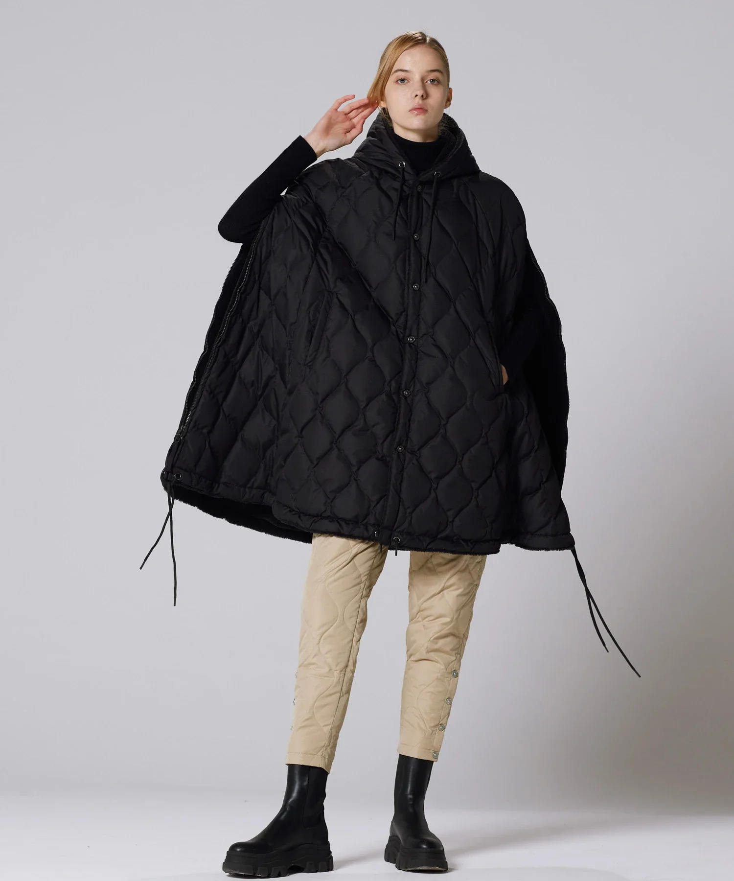 Unisex Military Down Cape - Image 11
