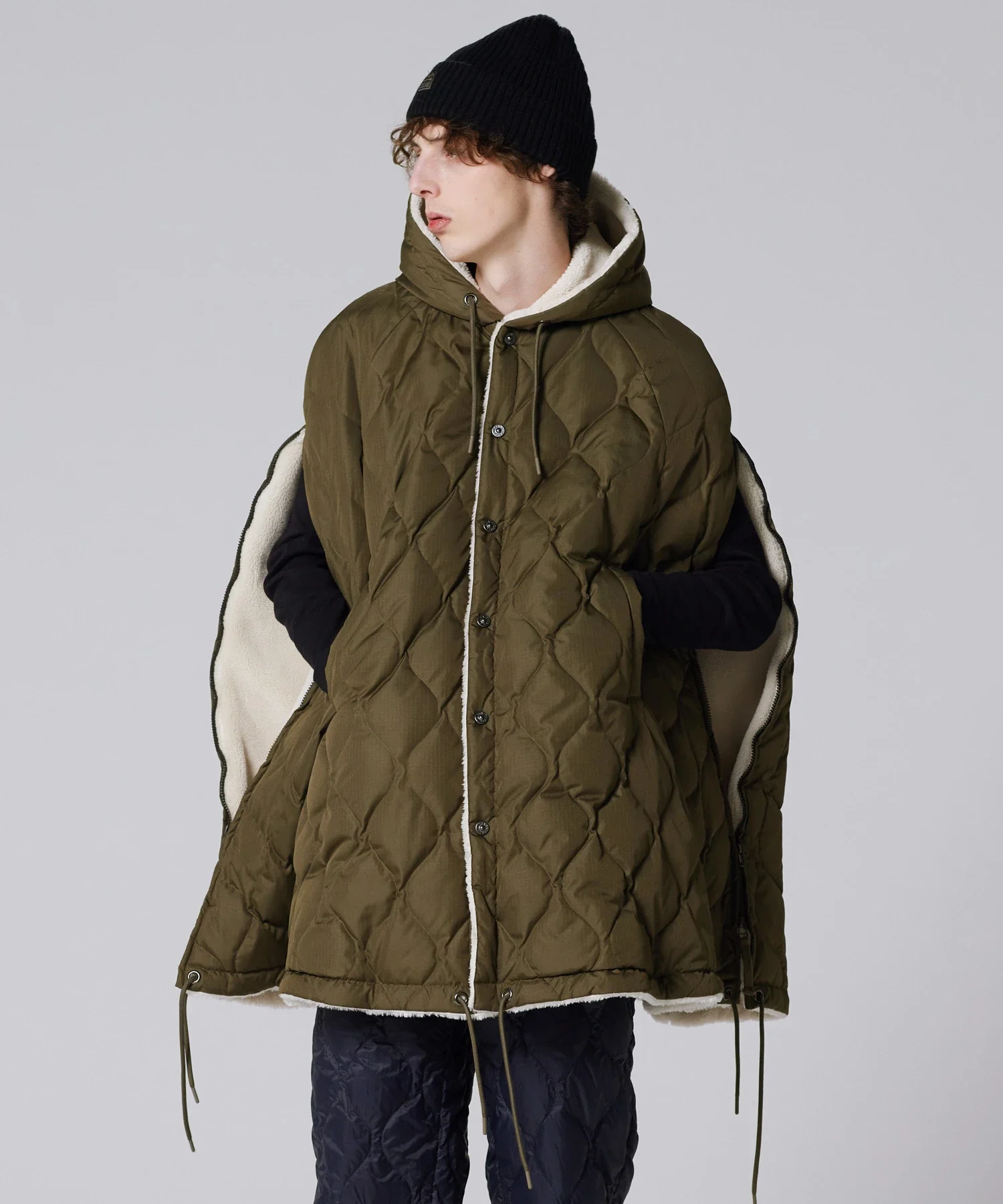 Unisex Military Down Cape - Image 14