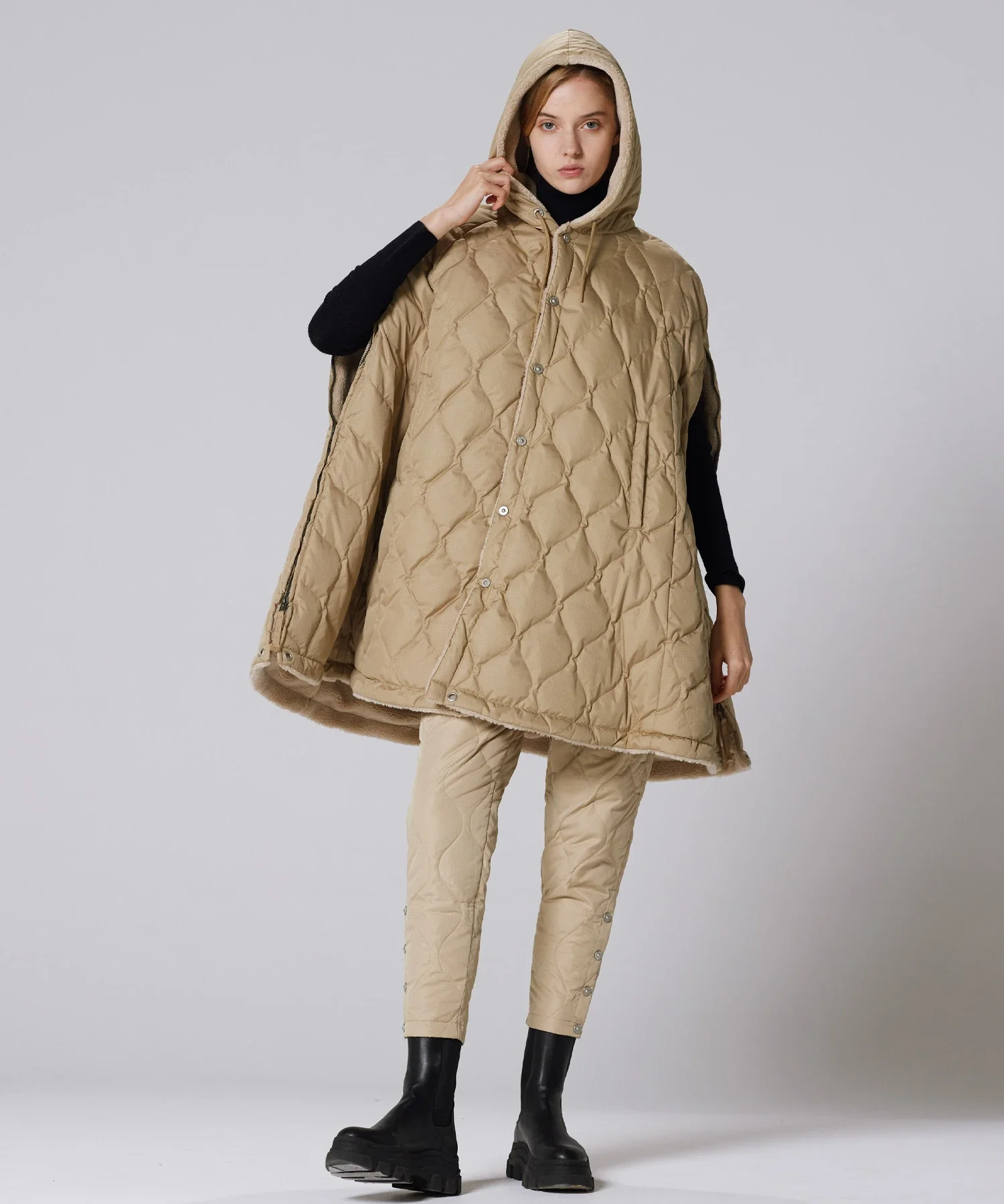 Unisex Military Down Cape - Image 19