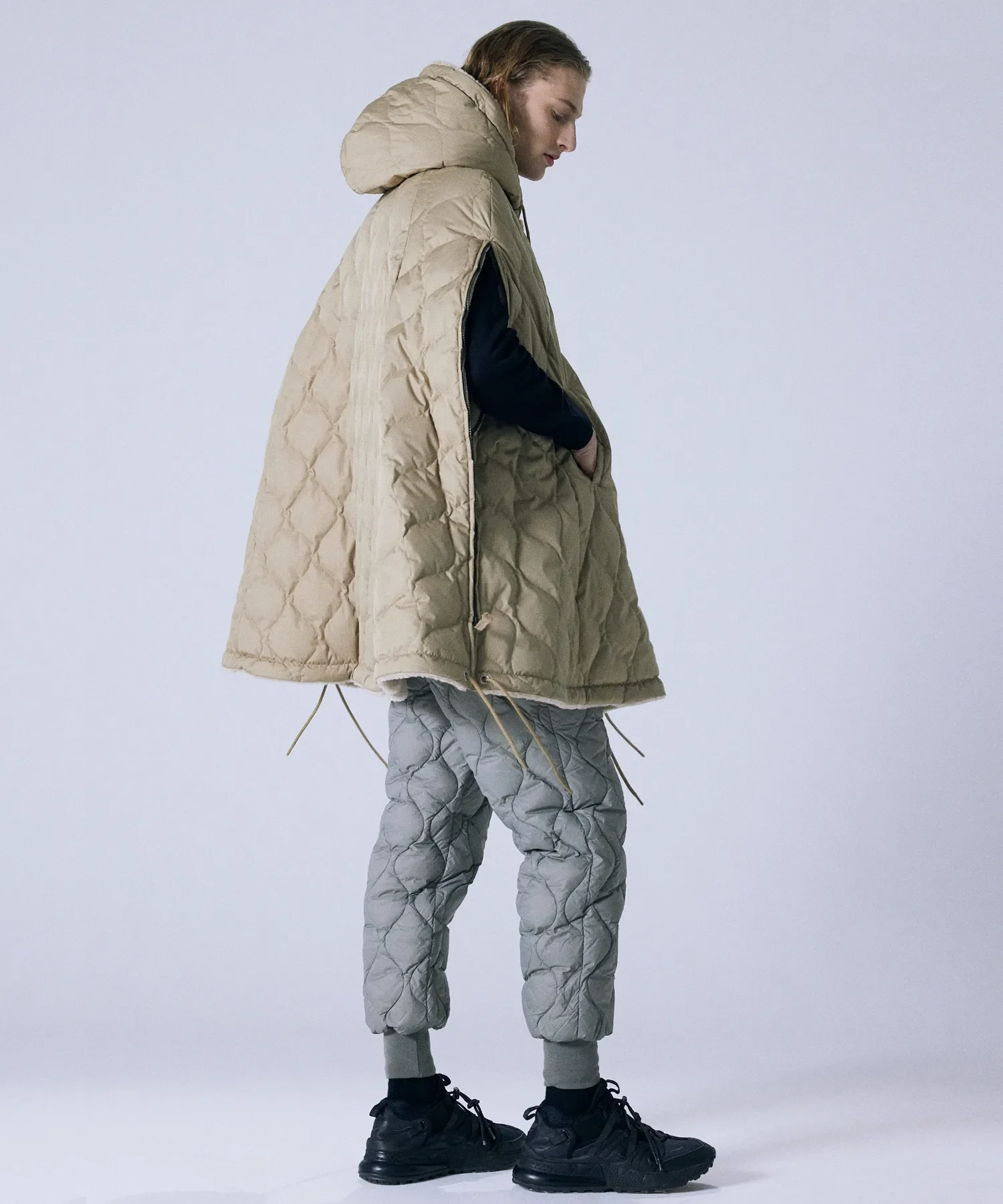 Unisex Military Down Cape - Image 21