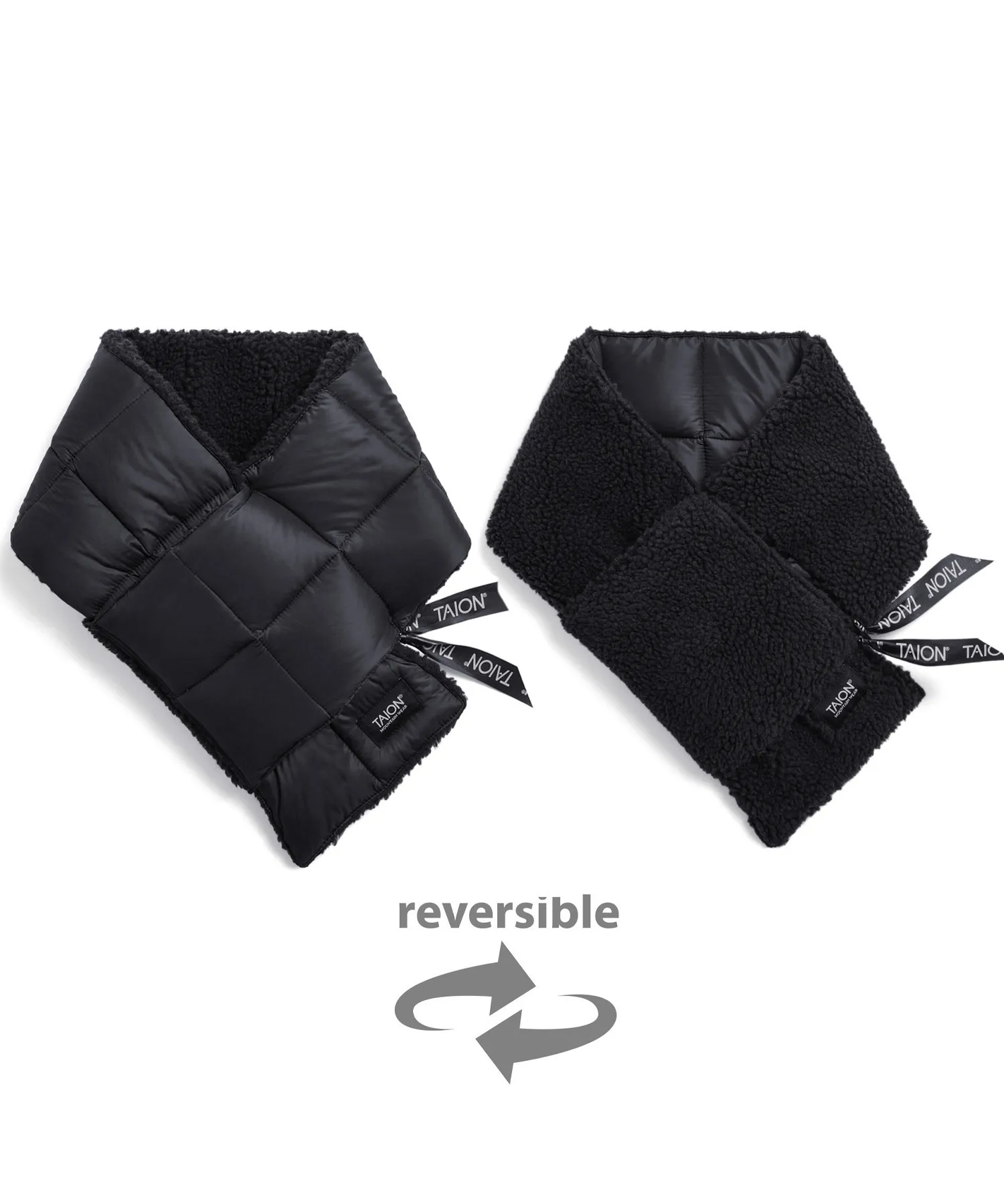 Mountain Reversible Down x Boa Scarf - Image 12