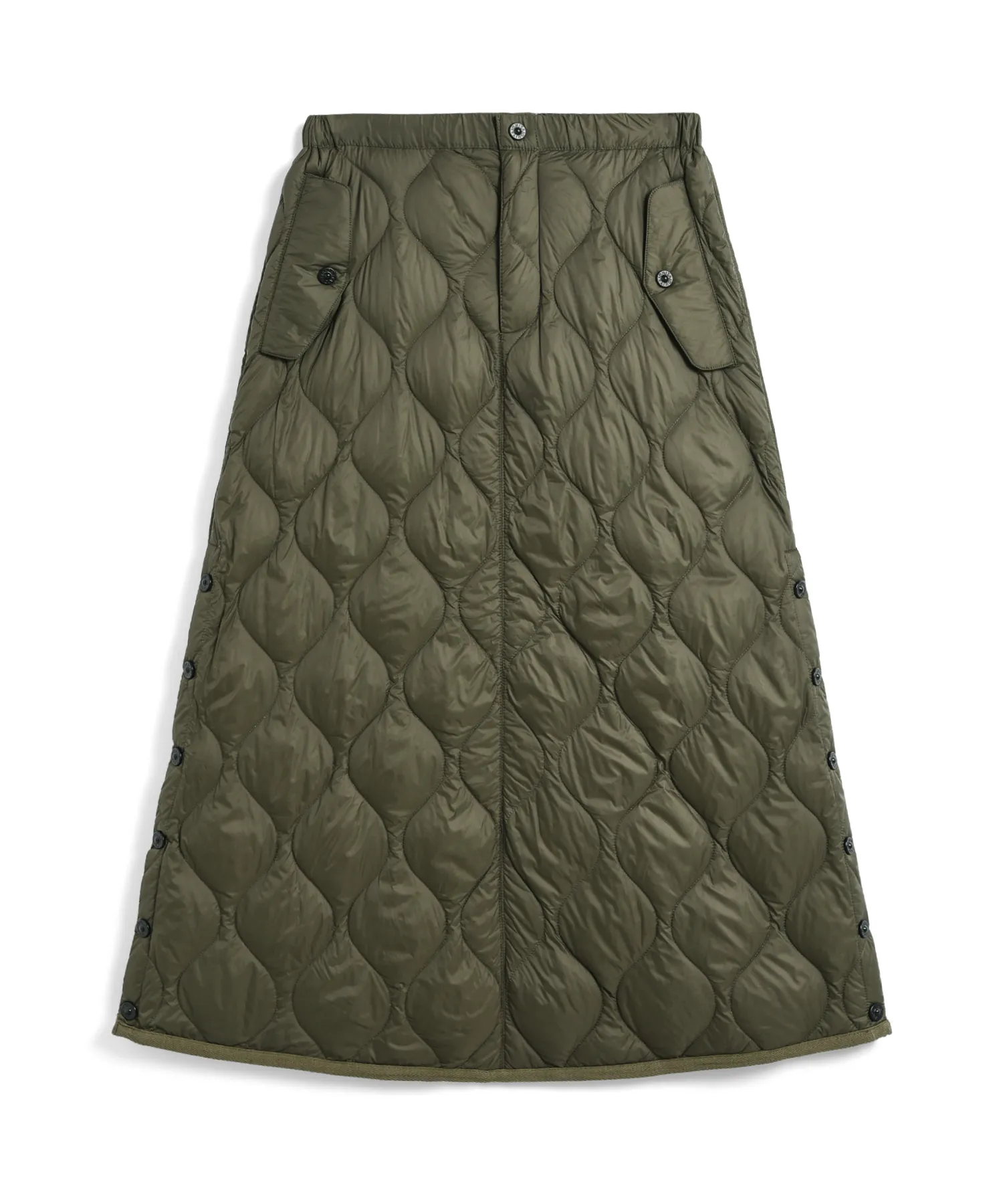 Women's Military Snap Button Down Skirt (Soft Shell) - Image 18
