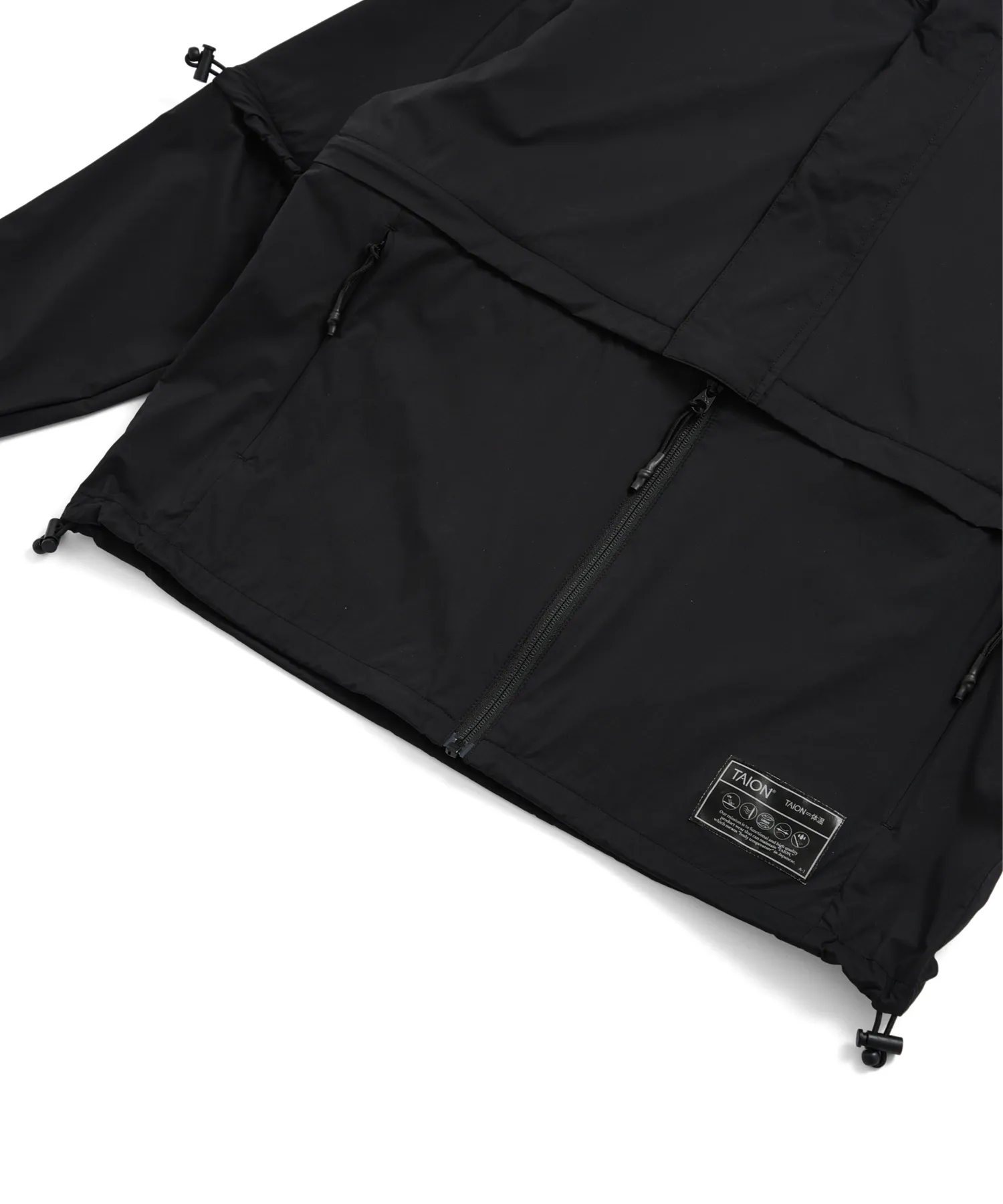 Unisex Basic Sports Hi-Neck W-Zip Detachable Light Jacket - Image 10