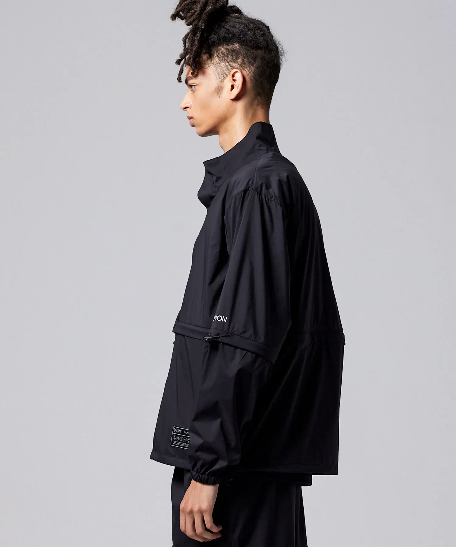 Unisex Basic Sports Hi-Neck W-Zip Detachable Light Jacket - Image 24