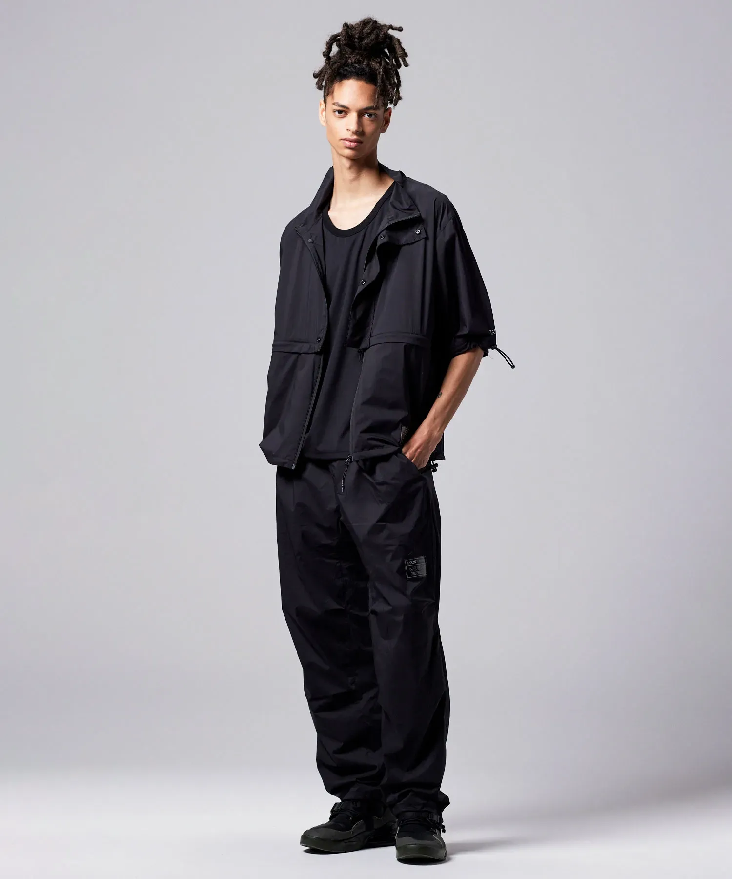 Unisex Basic Sports Hi-Neck W-Zip Detachable Light Jacket - Image 31