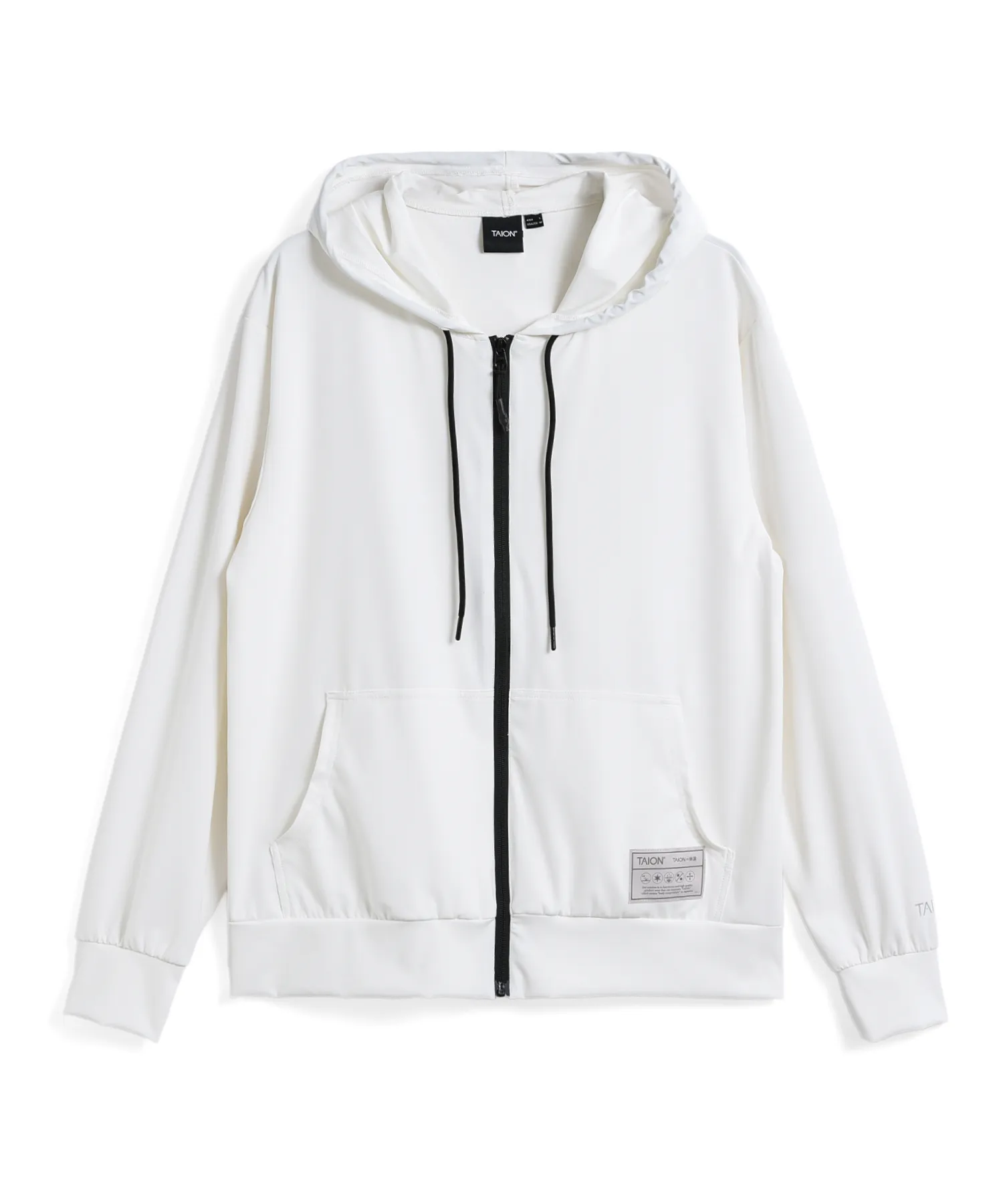 Unisex Basic Sports UV Dry Rash Guard Zip Parka - Image 15