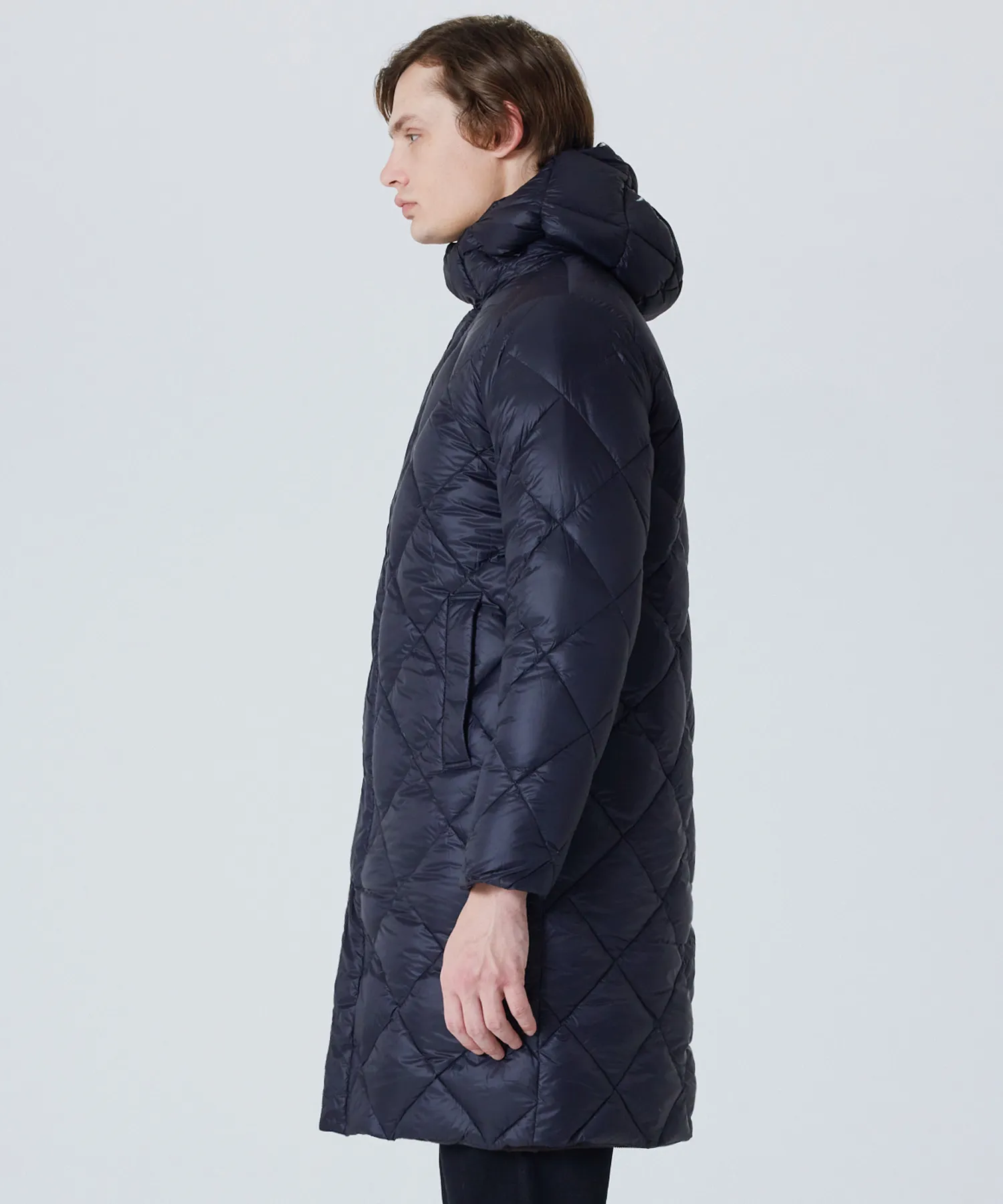 Unisex City Packable Hood Long Down Coat - Image 12