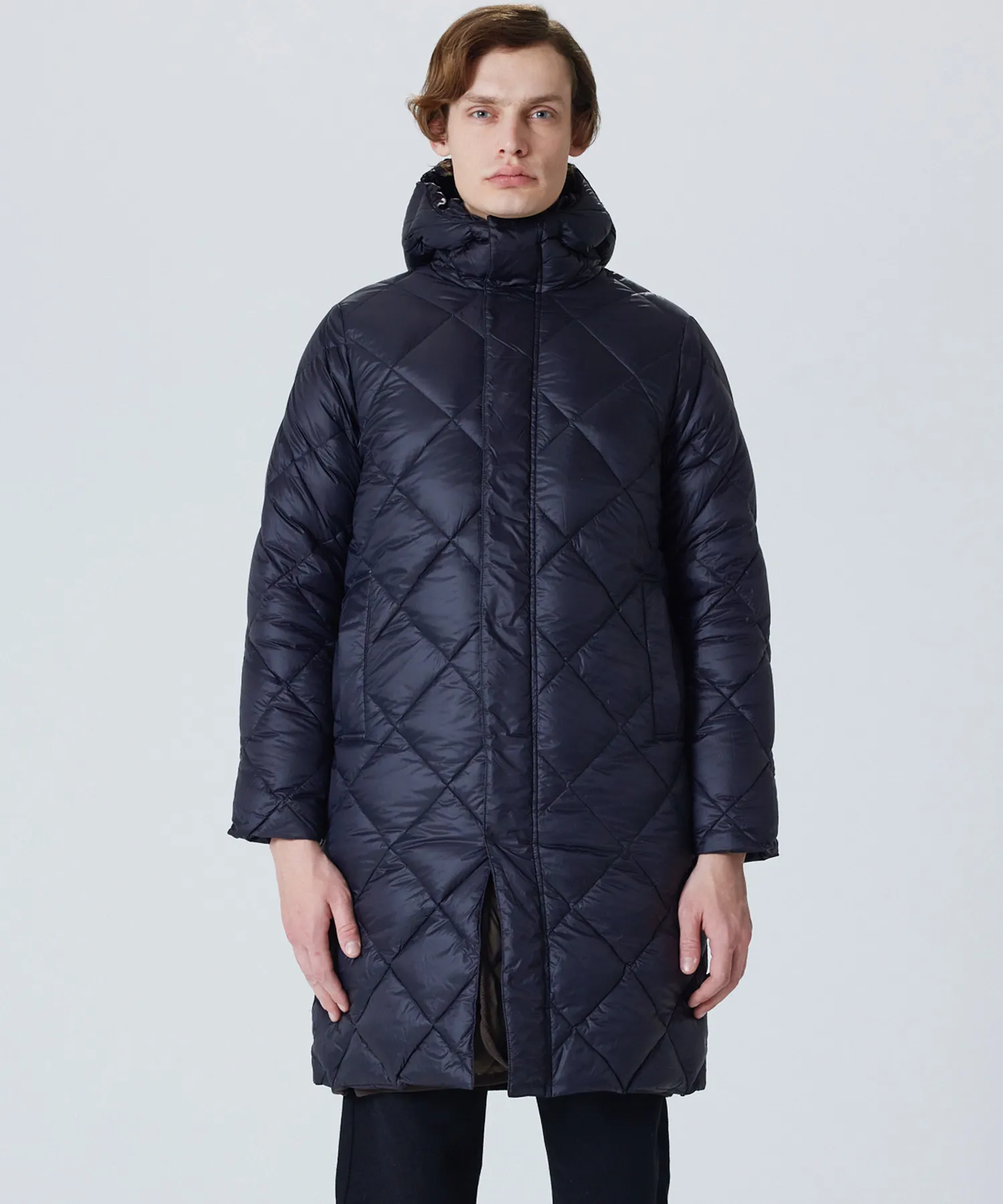 Unisex City Packable Hood Long Down Coat - Image 9