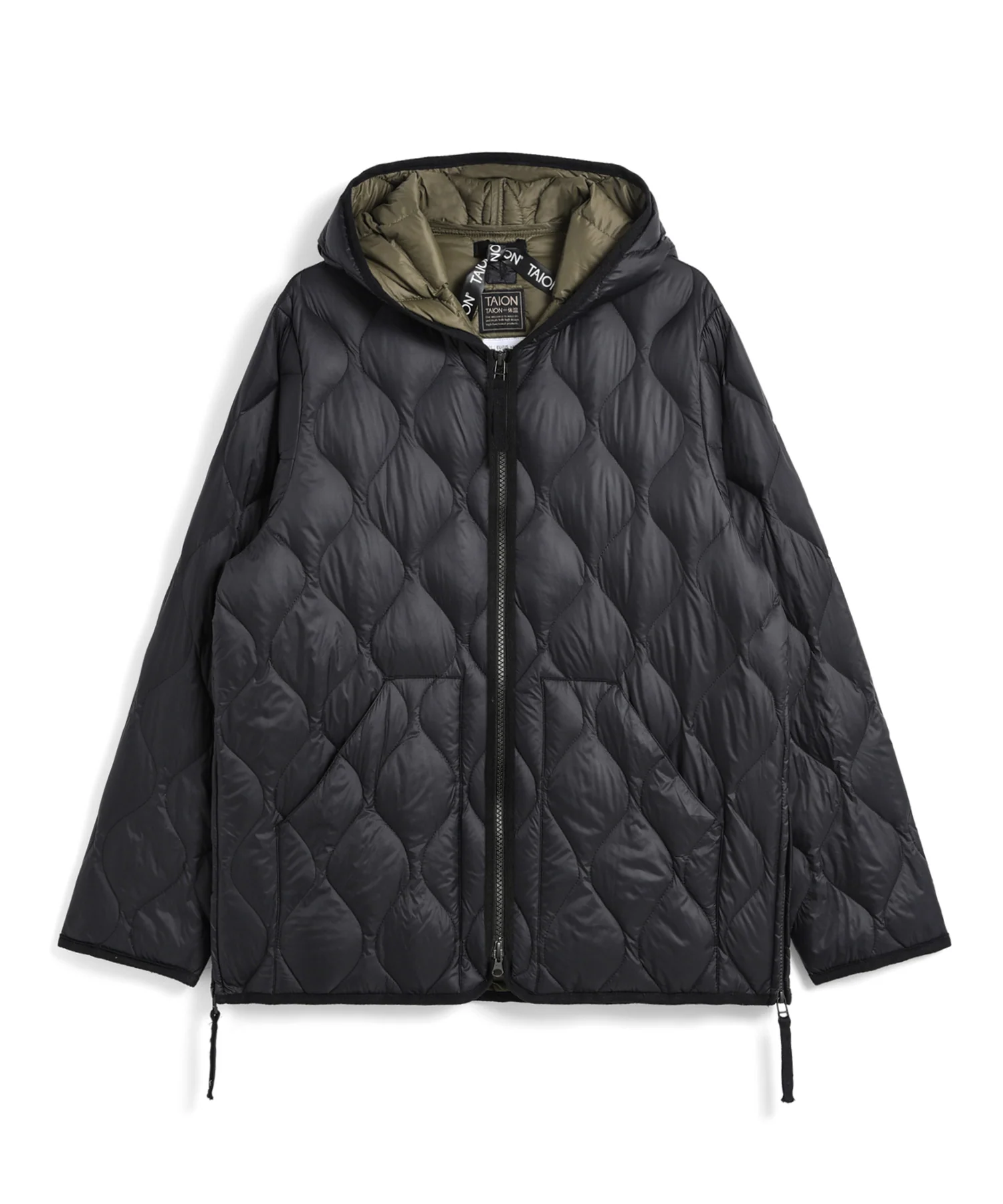 Unisex Military Hood W-Zip Down Jacket (Soft Shell) - Image 26