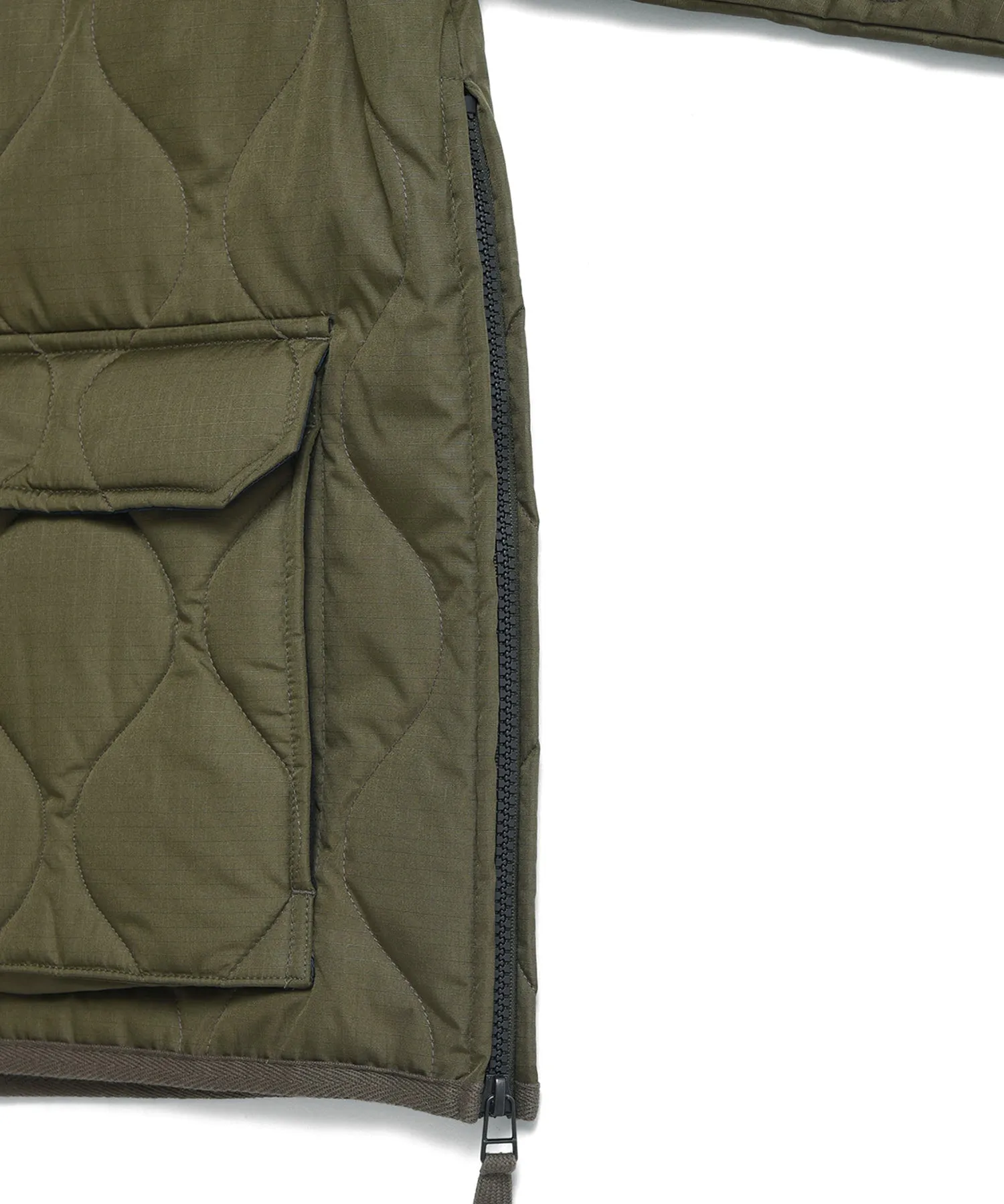 Unisex Military Rib Hi Neck Down Jacket (Hard Shell) - Image 9