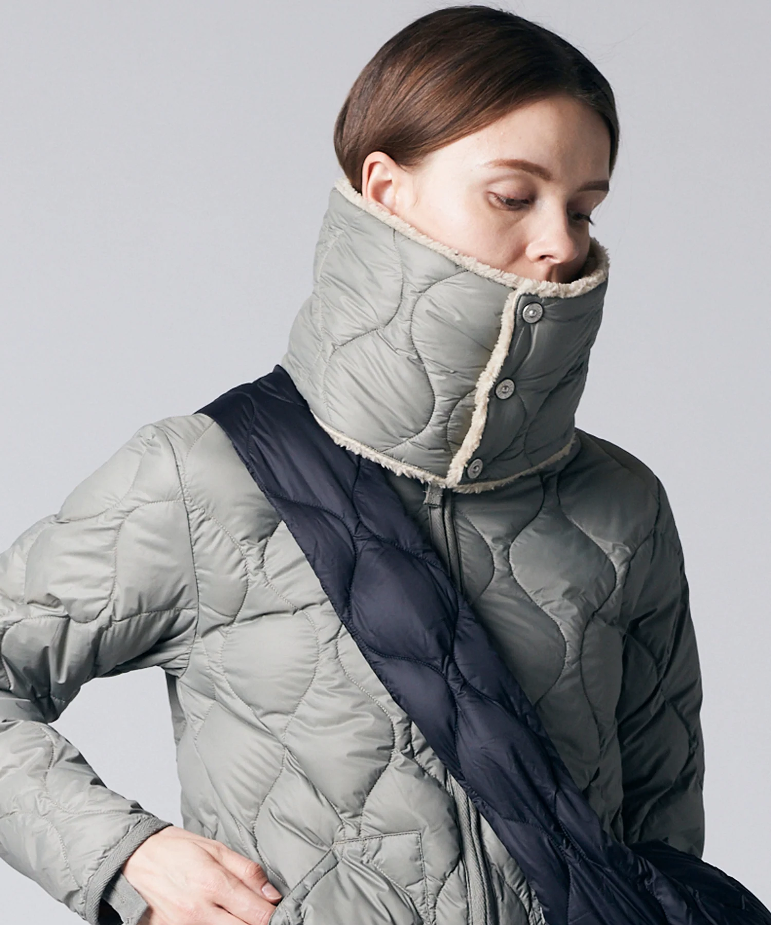 Military Reversible Down Neck Warmer (Soft Shell) - Image 12