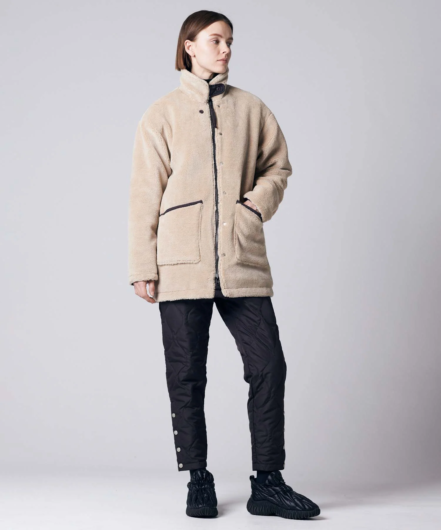 Unisex Military Reversible Down + Boa N-1 Type Jacket - Image 20