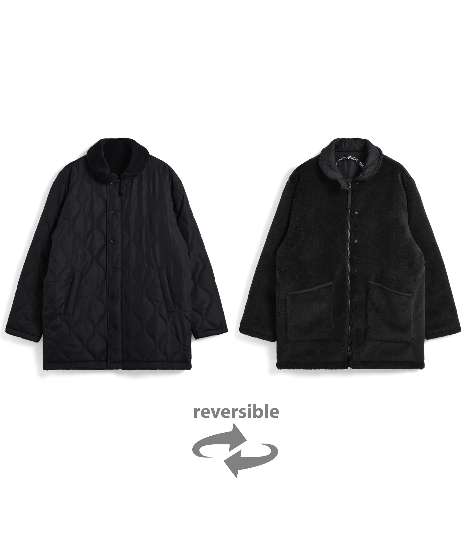 Unisex Military Reversible Down + Boa N-1 Type Jacket - Image 21