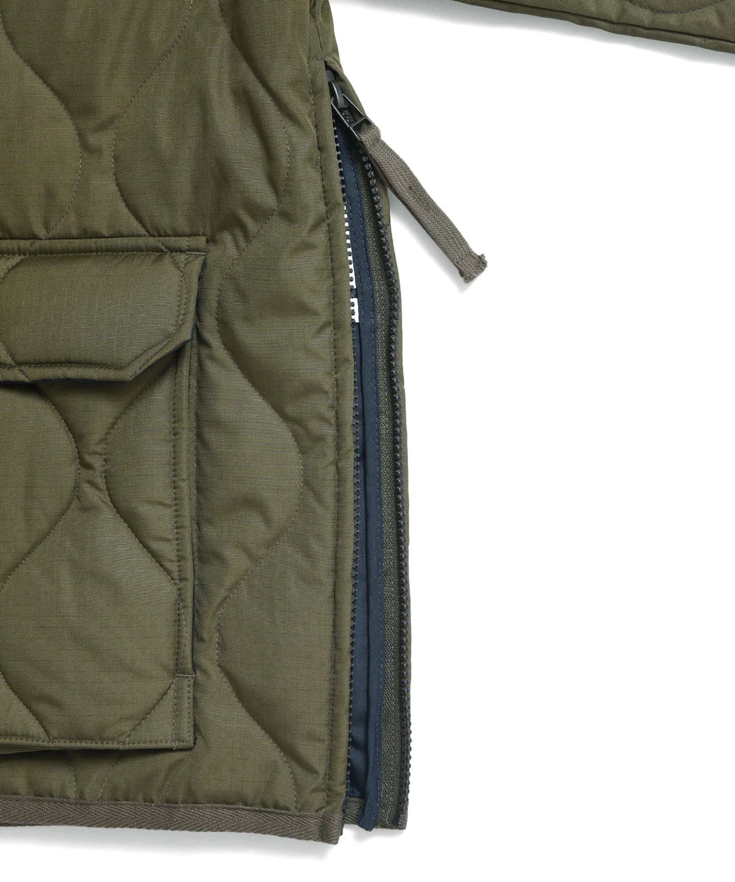 Unisex Military W-Zip Down Hoodie - Image 10