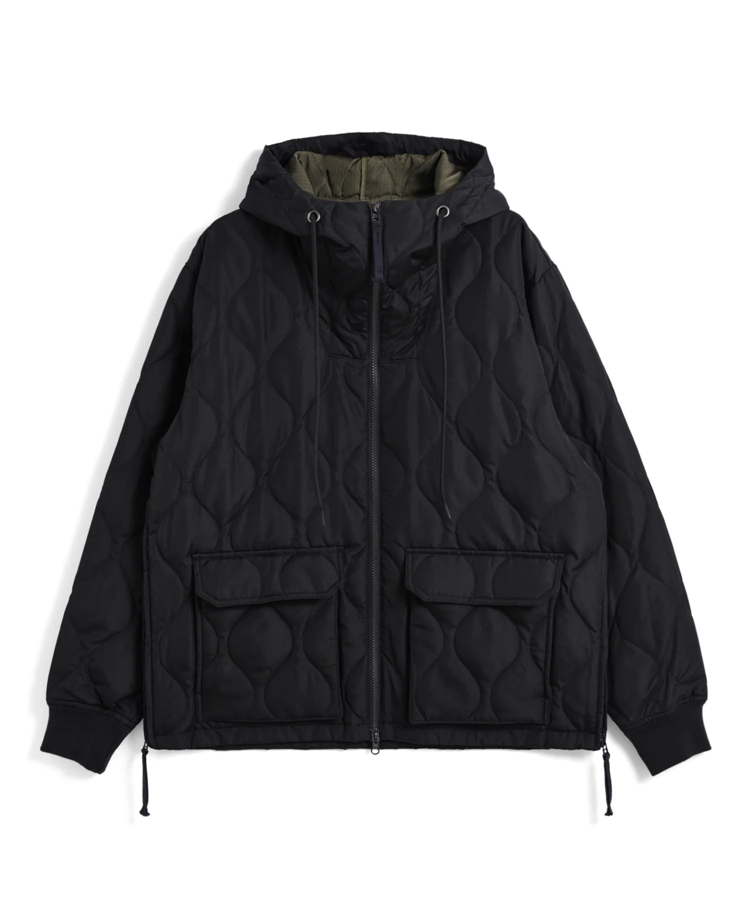 Unisex Military W-Zip Down Hoodie - Image 16