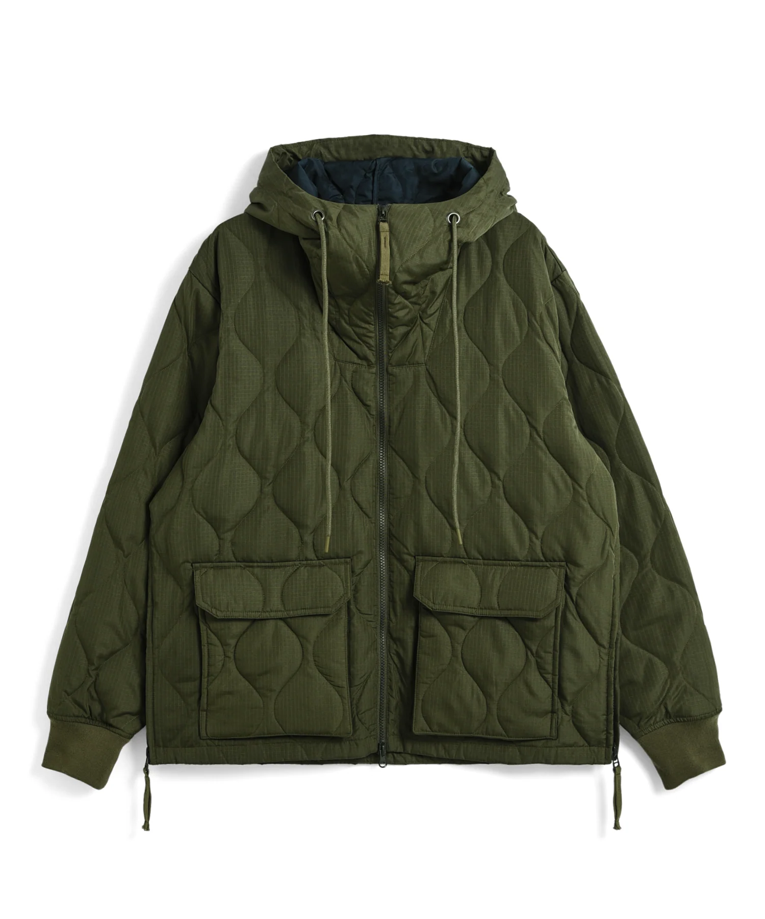 Unisex Military W-Zip Down Hoodie - Image 18