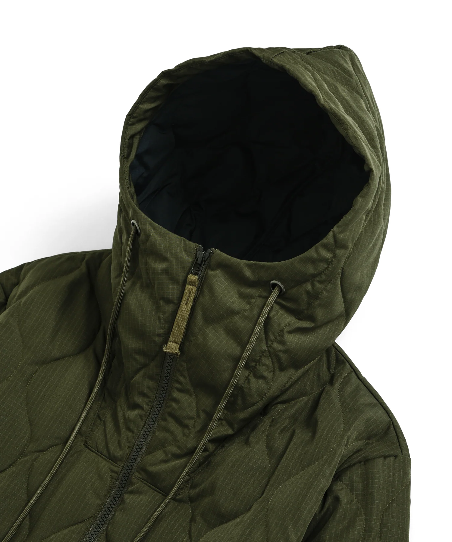Unisex Military W-Zip Down Hoodie - Image 4