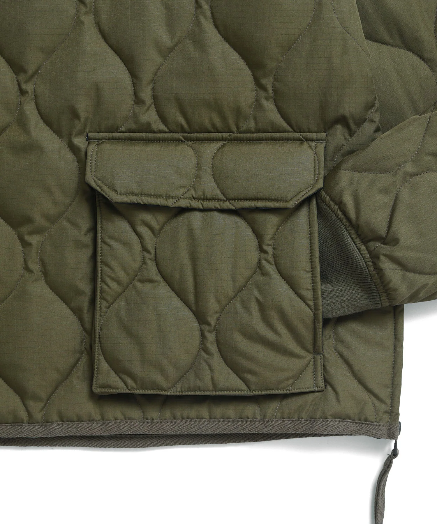 Unisex Military W-Zip Down Hoodie - Image 7