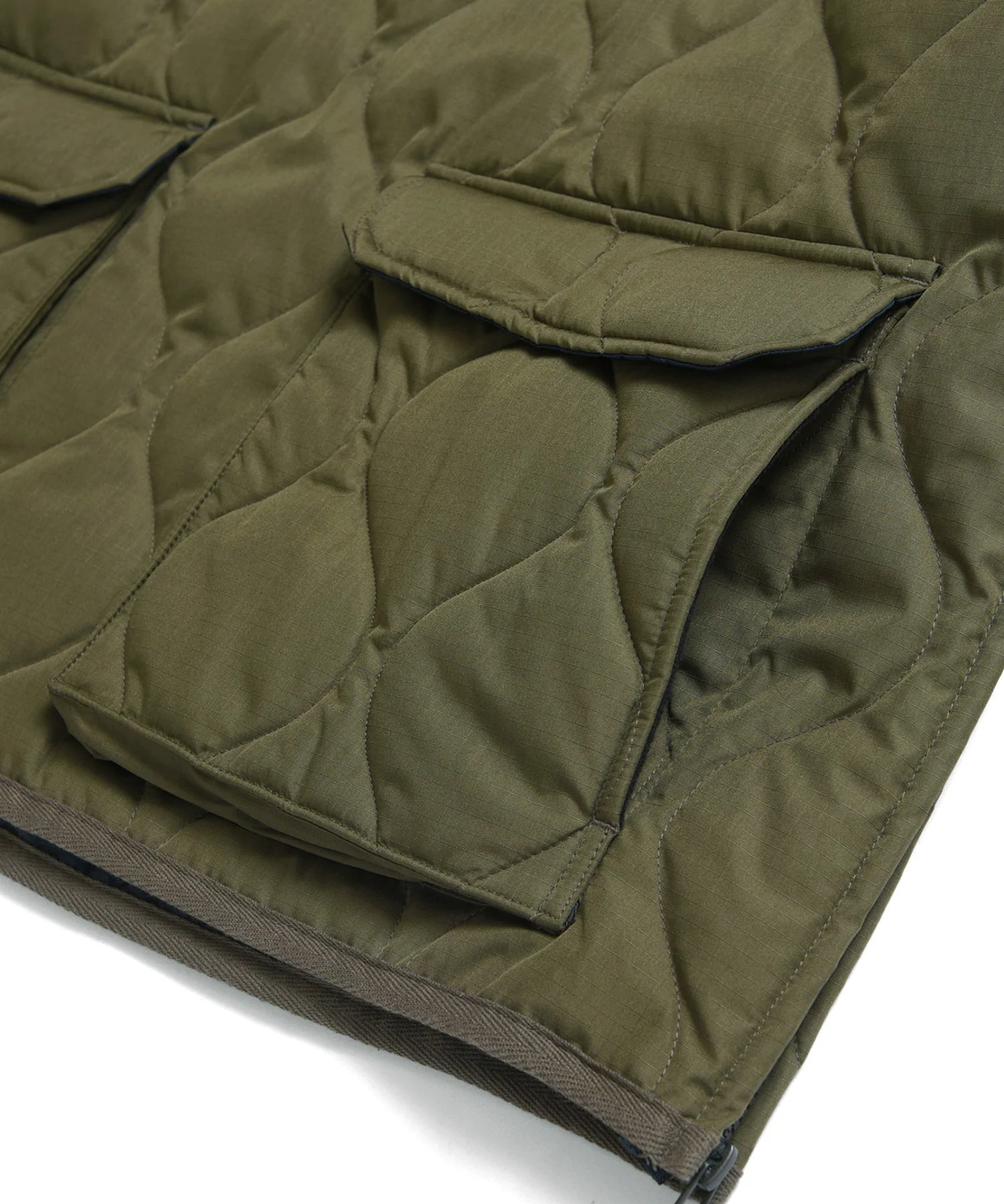 Unisex Military W-Zip Down Hoodie - Image 8