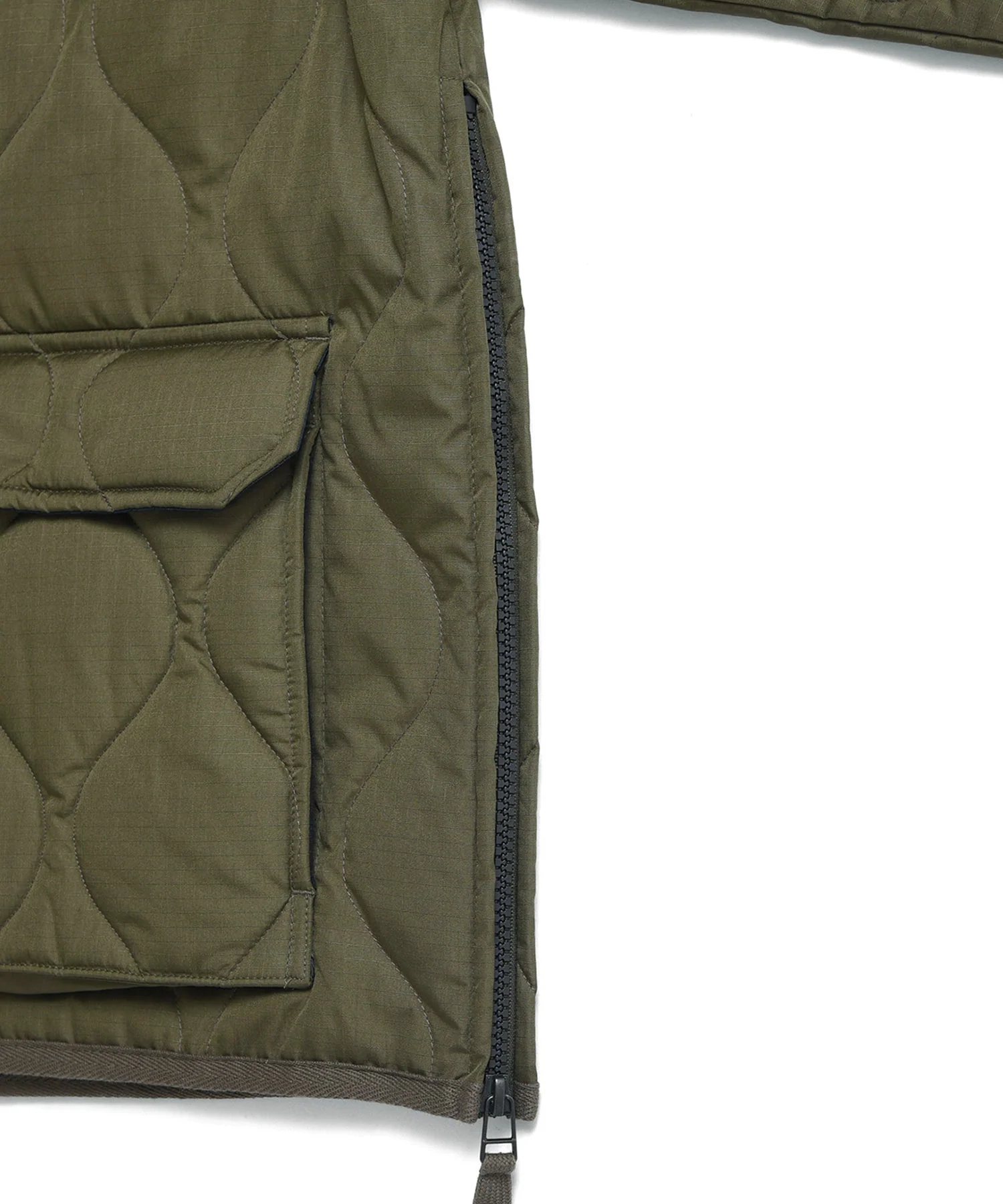 Unisex Military W-Zip Down Hoodie - Image 9