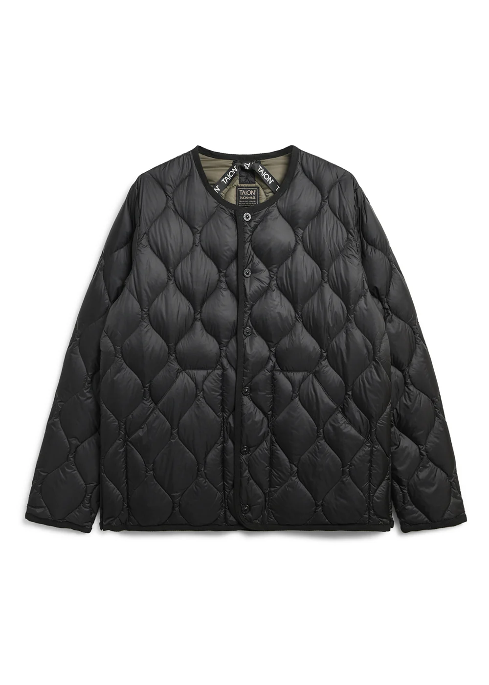 Unisex Military Crew Neck Down Jacket (Soft Shell) - Image 12