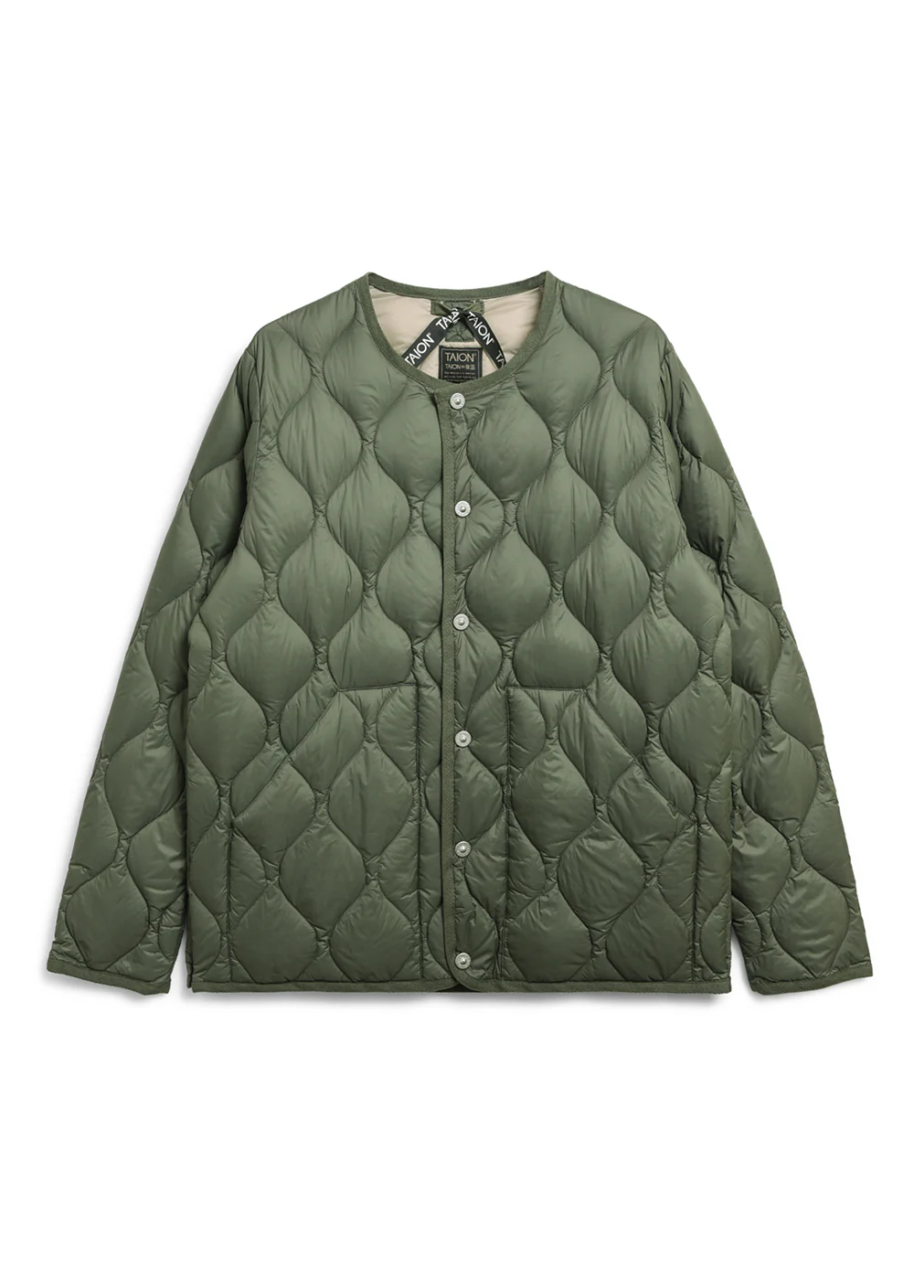 Unisex Military Crew Neck Down Jacket (Soft Shell) - Image 15