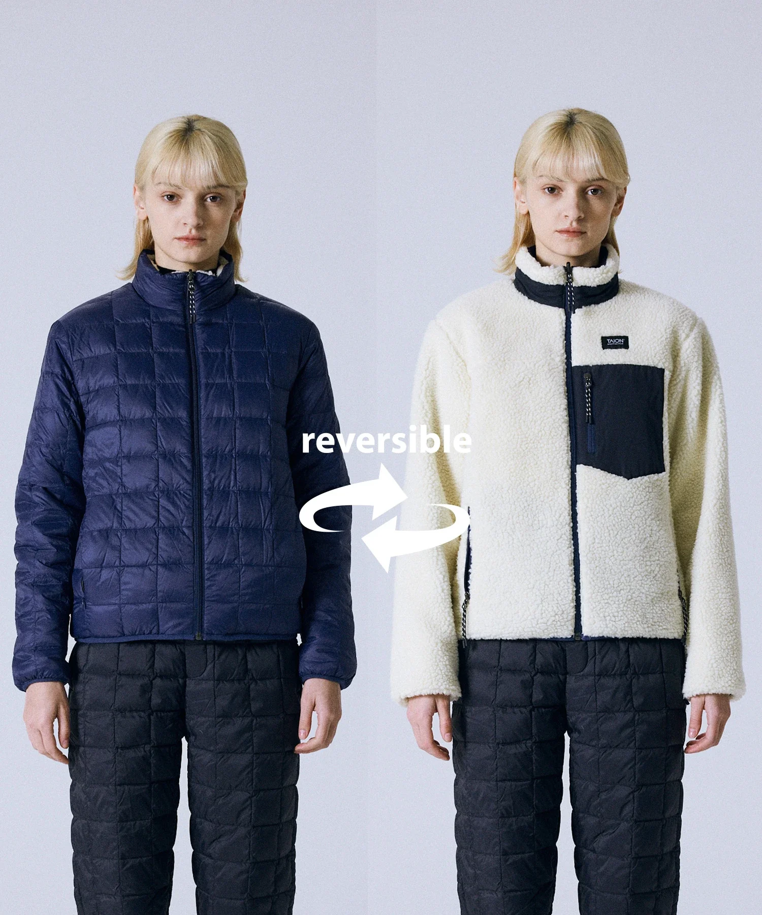 Unisex Mountain R/S Down X Boa Hi-Neck Down Jacket - Image 2