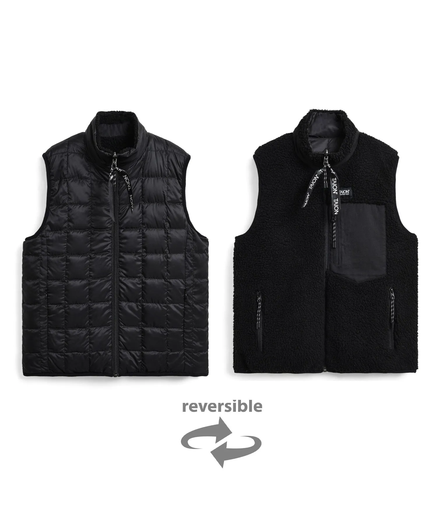 Unisex Mountain Reversible Down x Boa Vest - Image 20